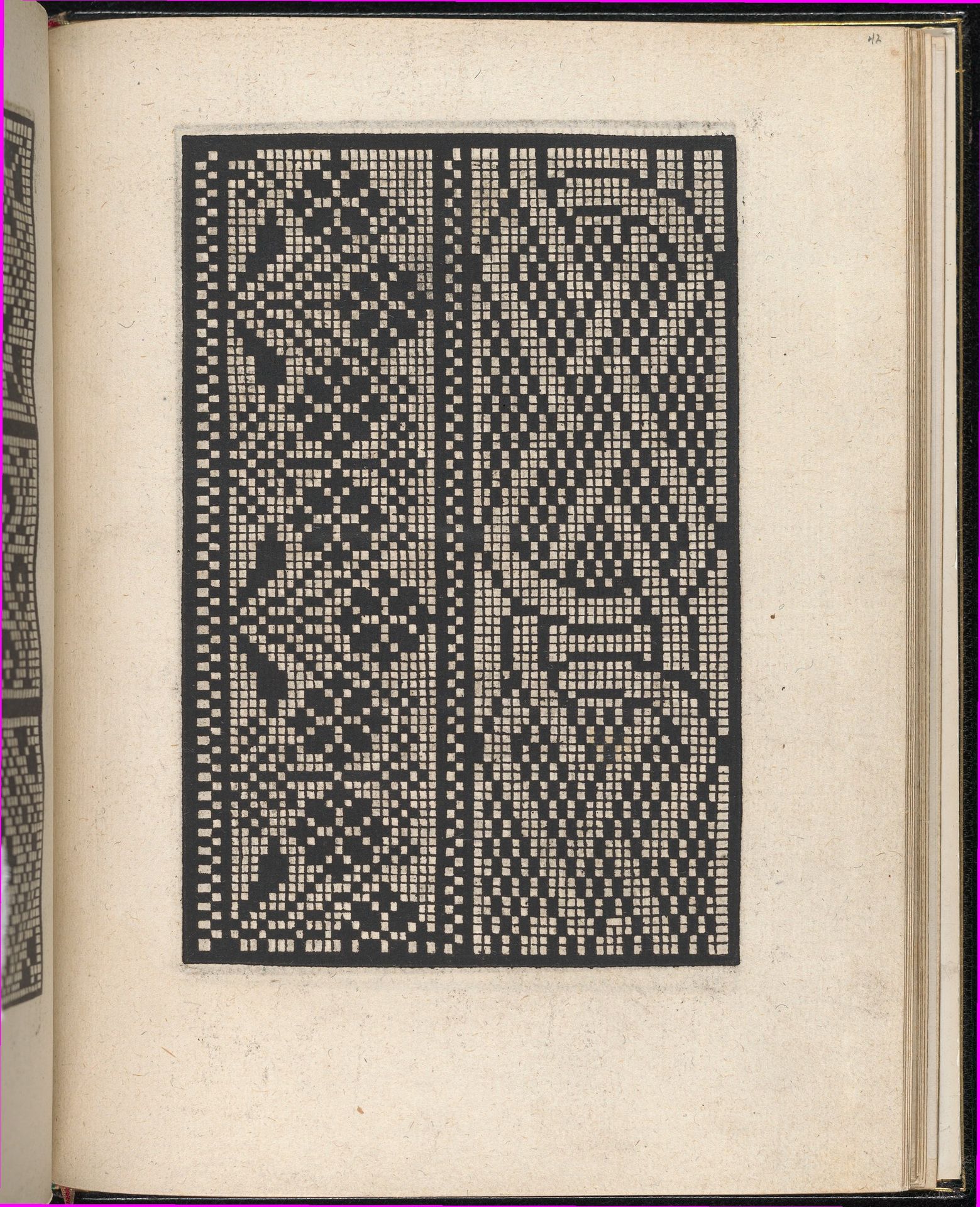 Page from Ein new kunstlich Modelbuch...(Page 42r) by Peter Quentel