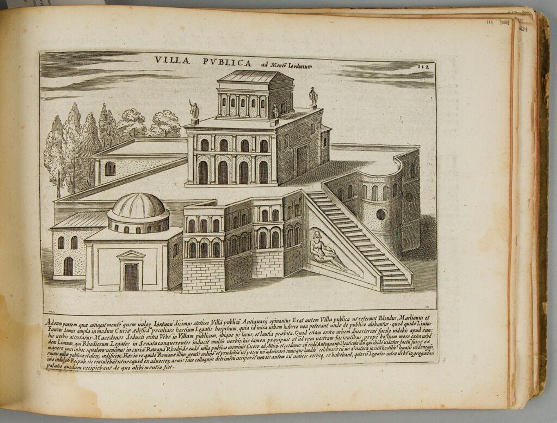 The Villa Publica on the Monte Giordano by Giacomo Lauro