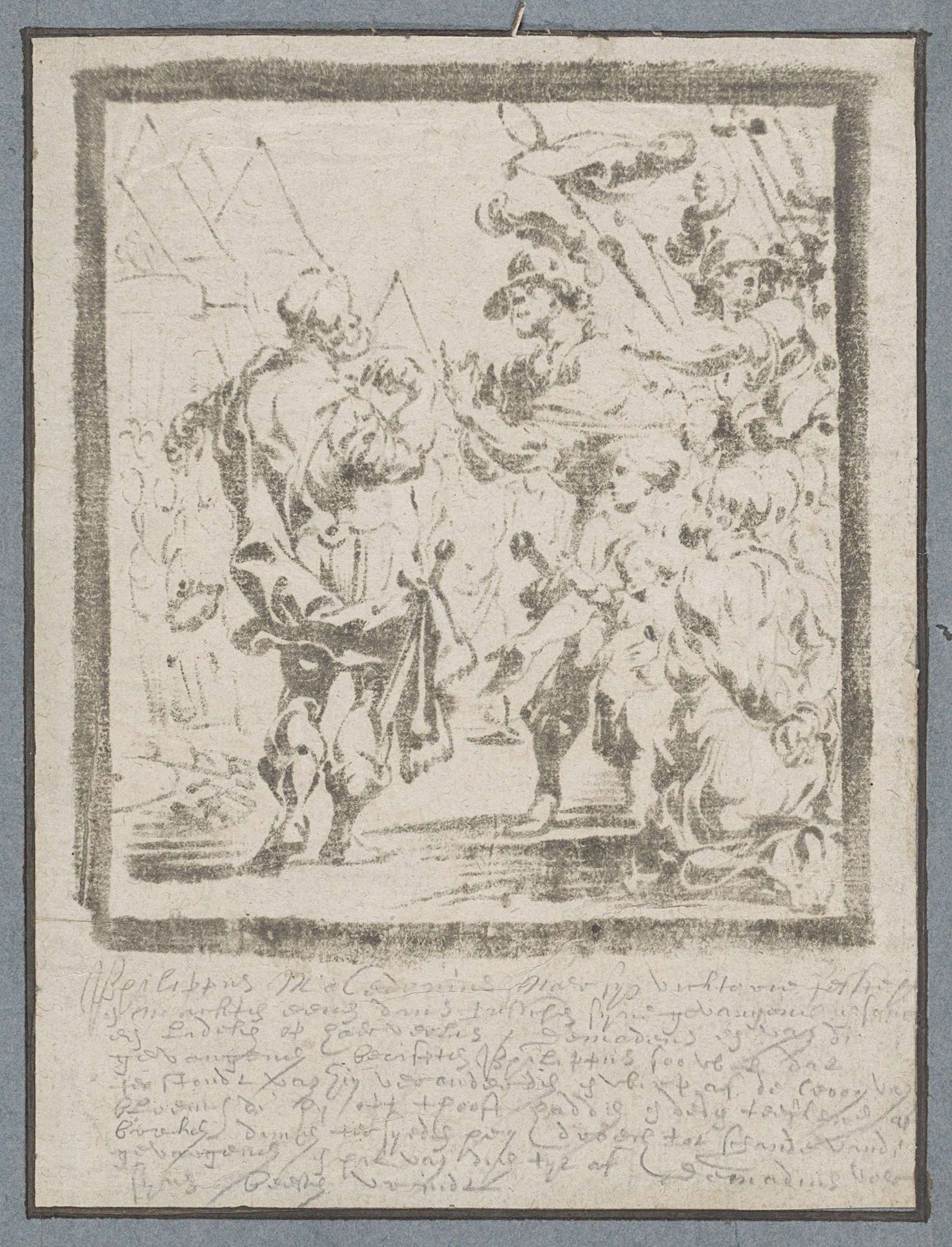 Philippus van Macedonië en gevangene Demadius by Antoine Sallaert