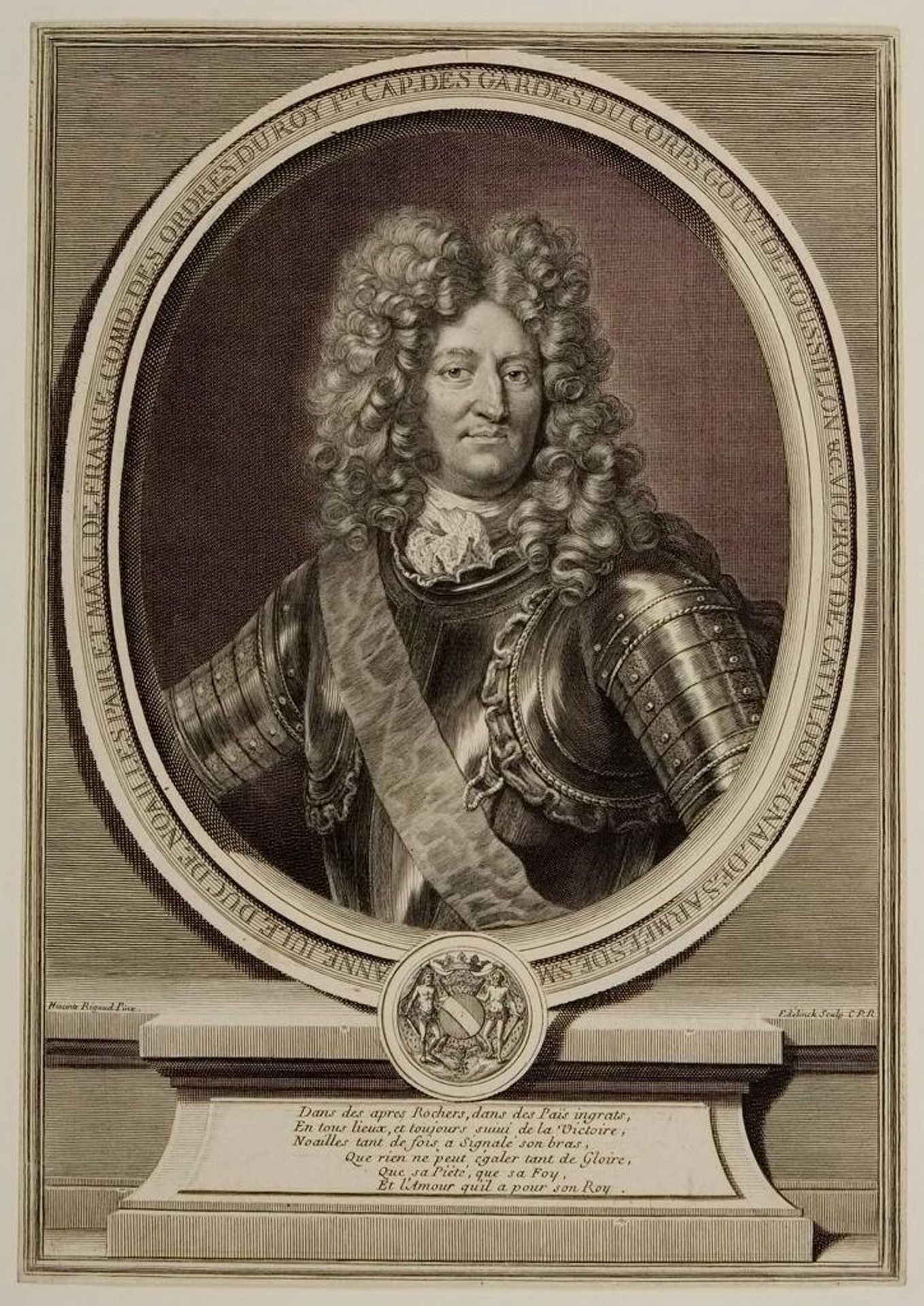 Anne Jules, duc de Noailles by Gérard Edelinck