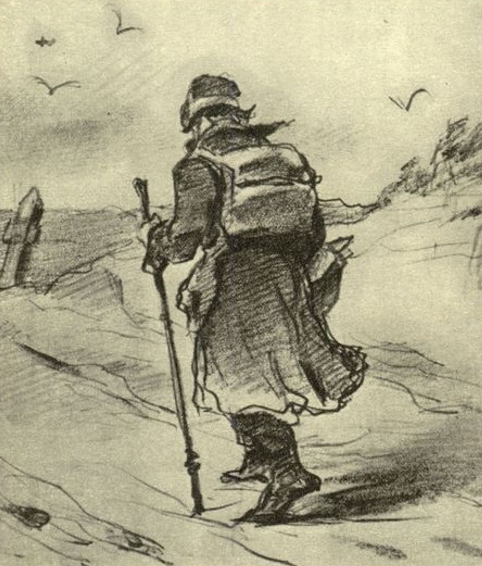 Wayfarer by Vasily Perov
