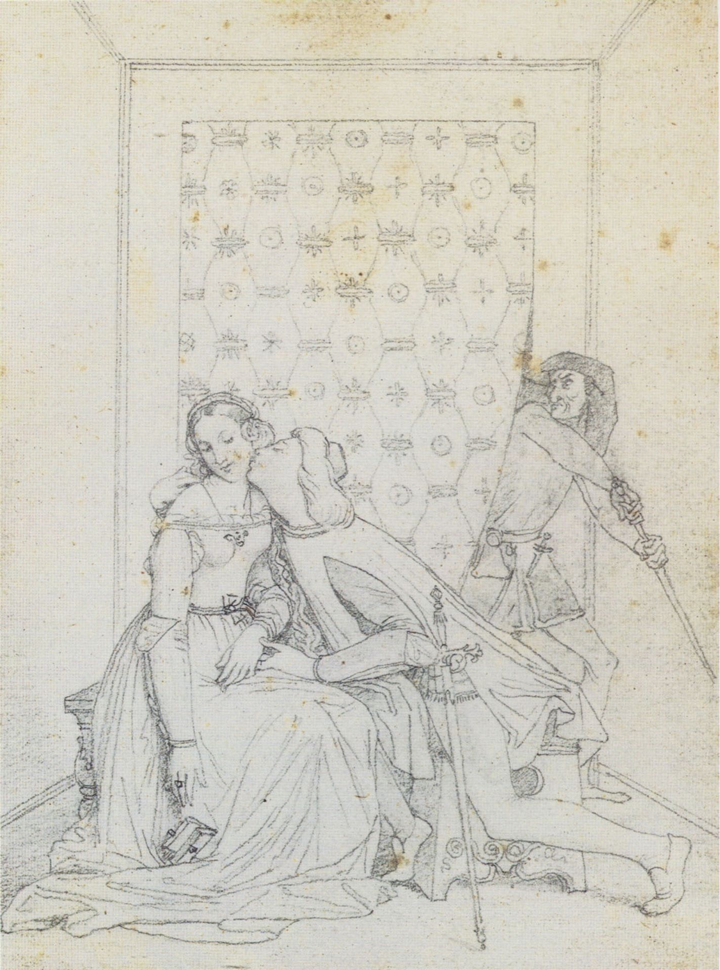 Paolo and Francesca by Jean Auguste Dominique Ingres
