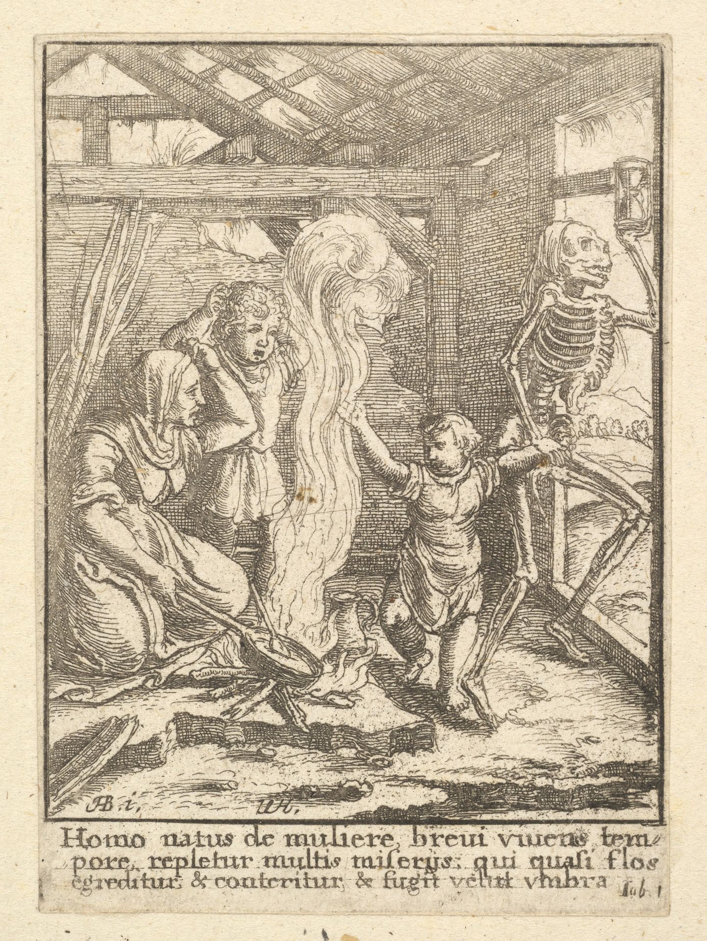 The Child, from the Dance of Death by Wenceslaus Hollar