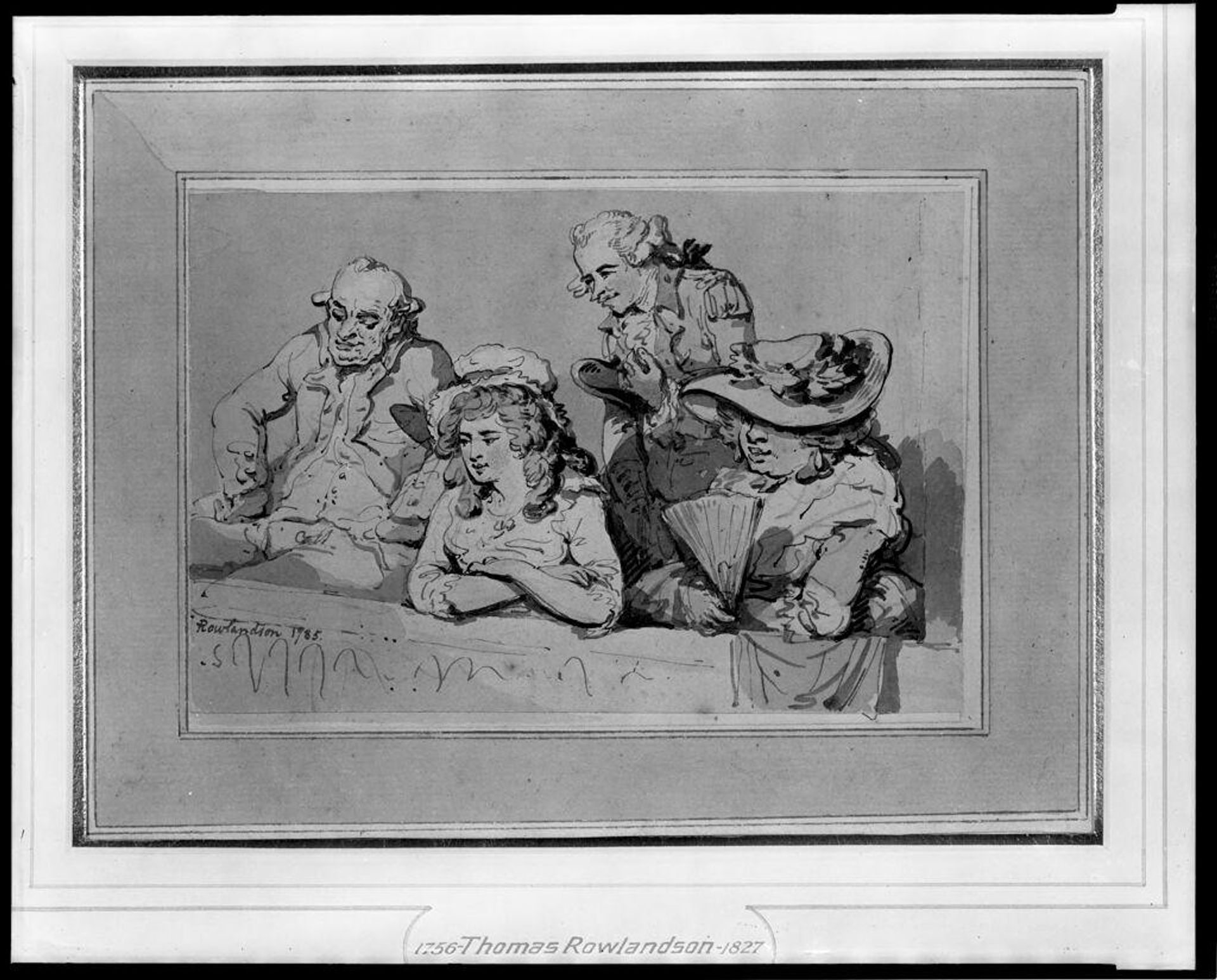 Side Box at the Opera by Thomas Rowlandson