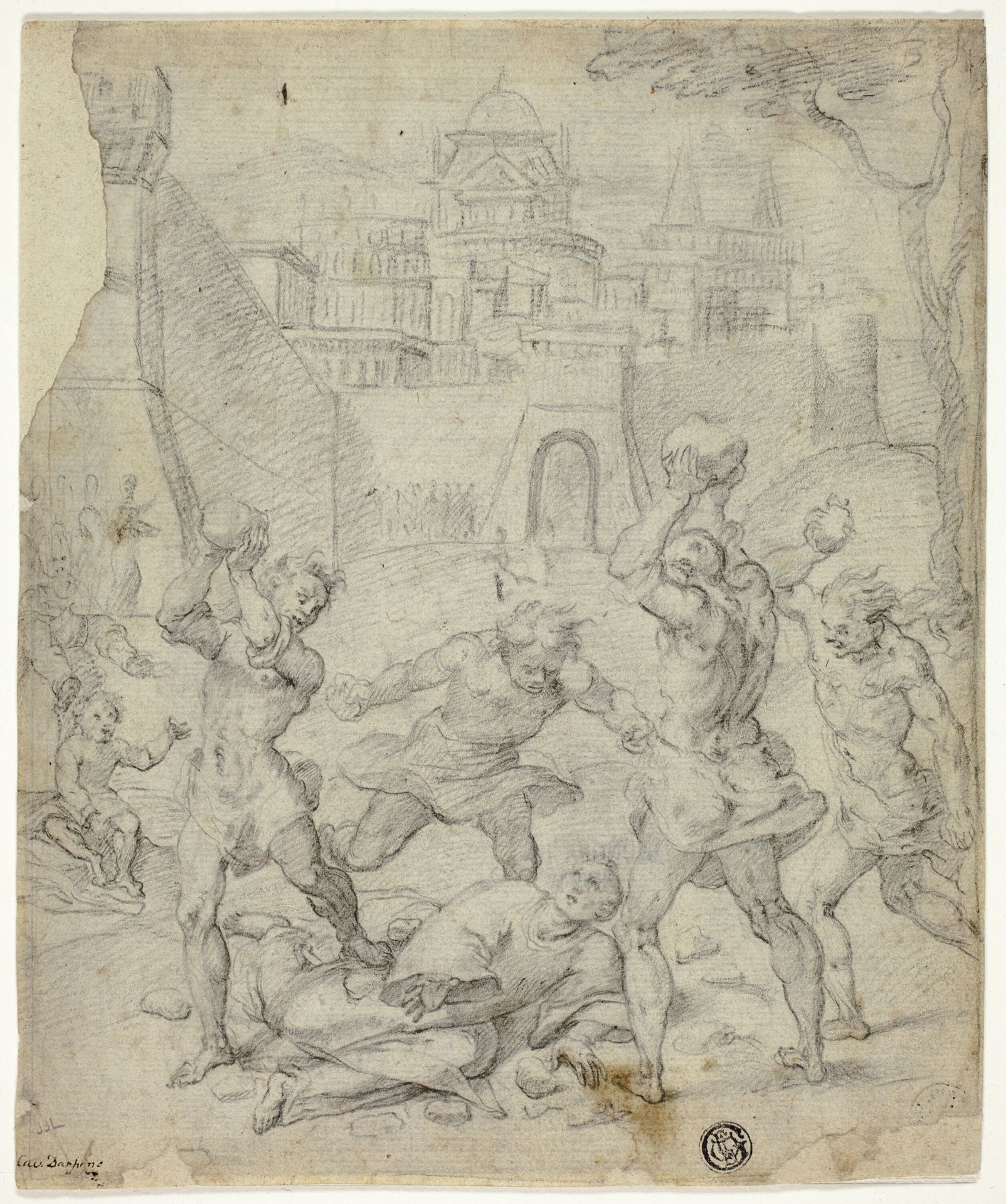 Stoning of Staint Stephen by Anonymous