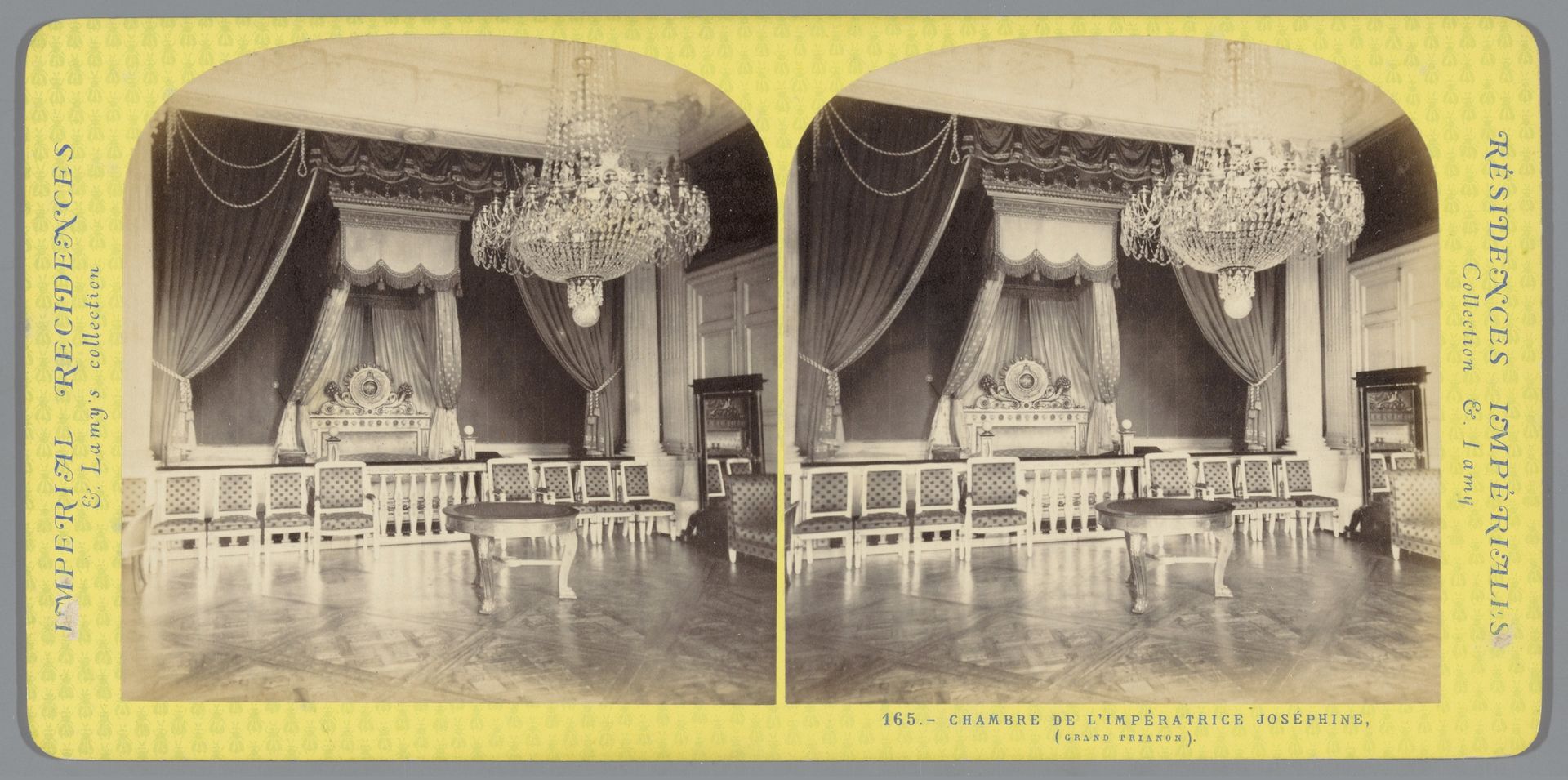 Kamer van Joséphine de Beauharnais in het Grand Trianon by Ernest Eléonor Pierre Lamy