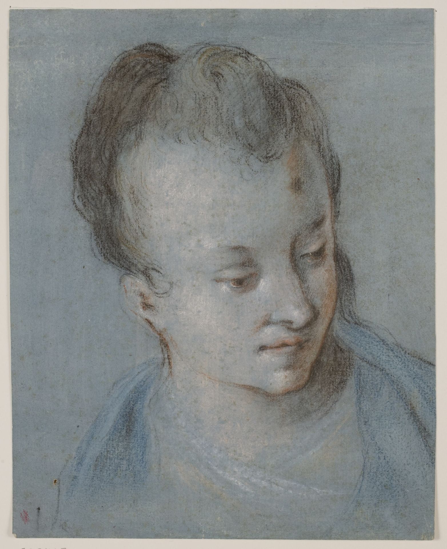 Woman’s head turned to the right by Rosalba Carriera