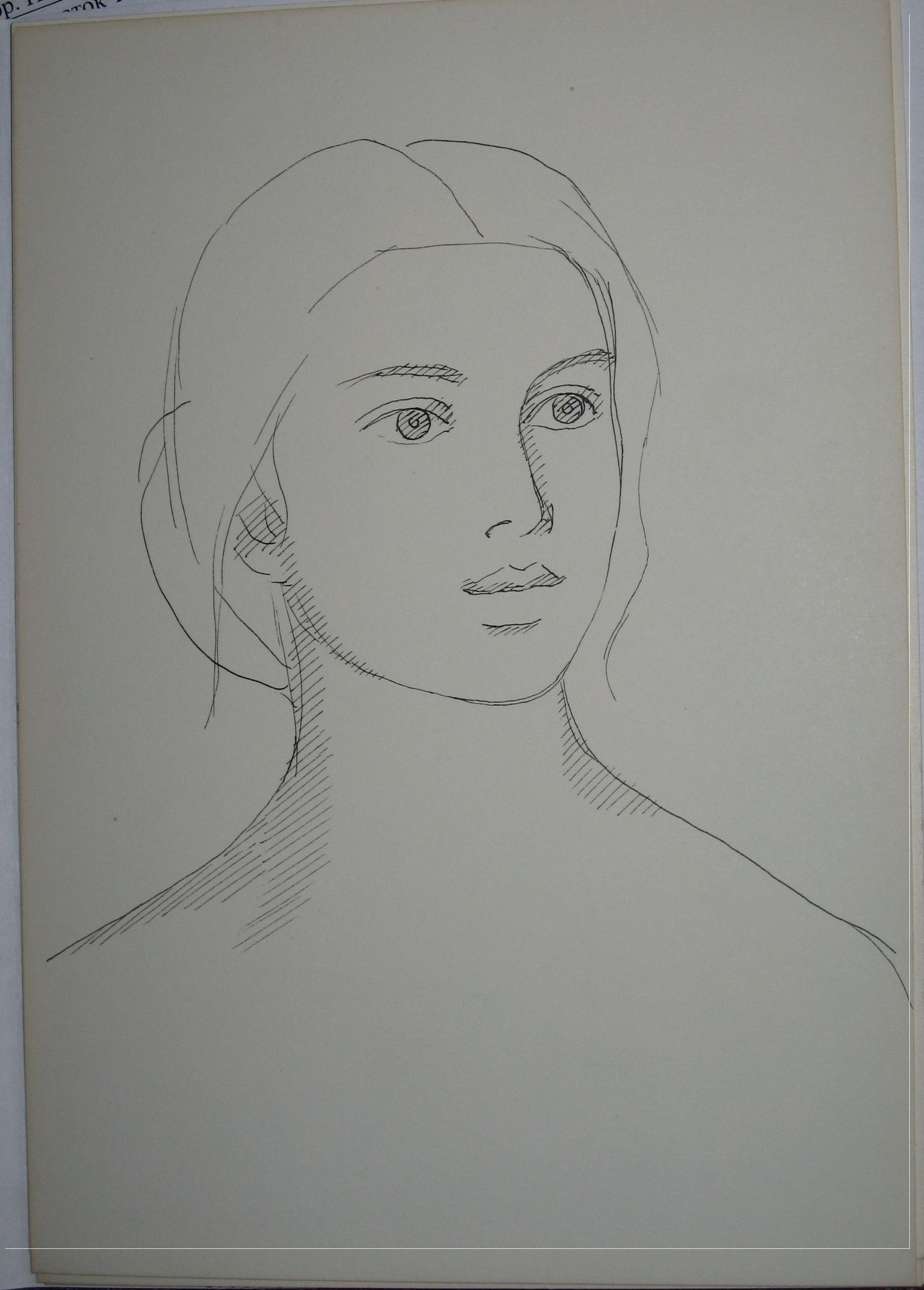 Female Image. From the series 'Search for Pushkin's Female Images' by Hryhorii Havrylenko