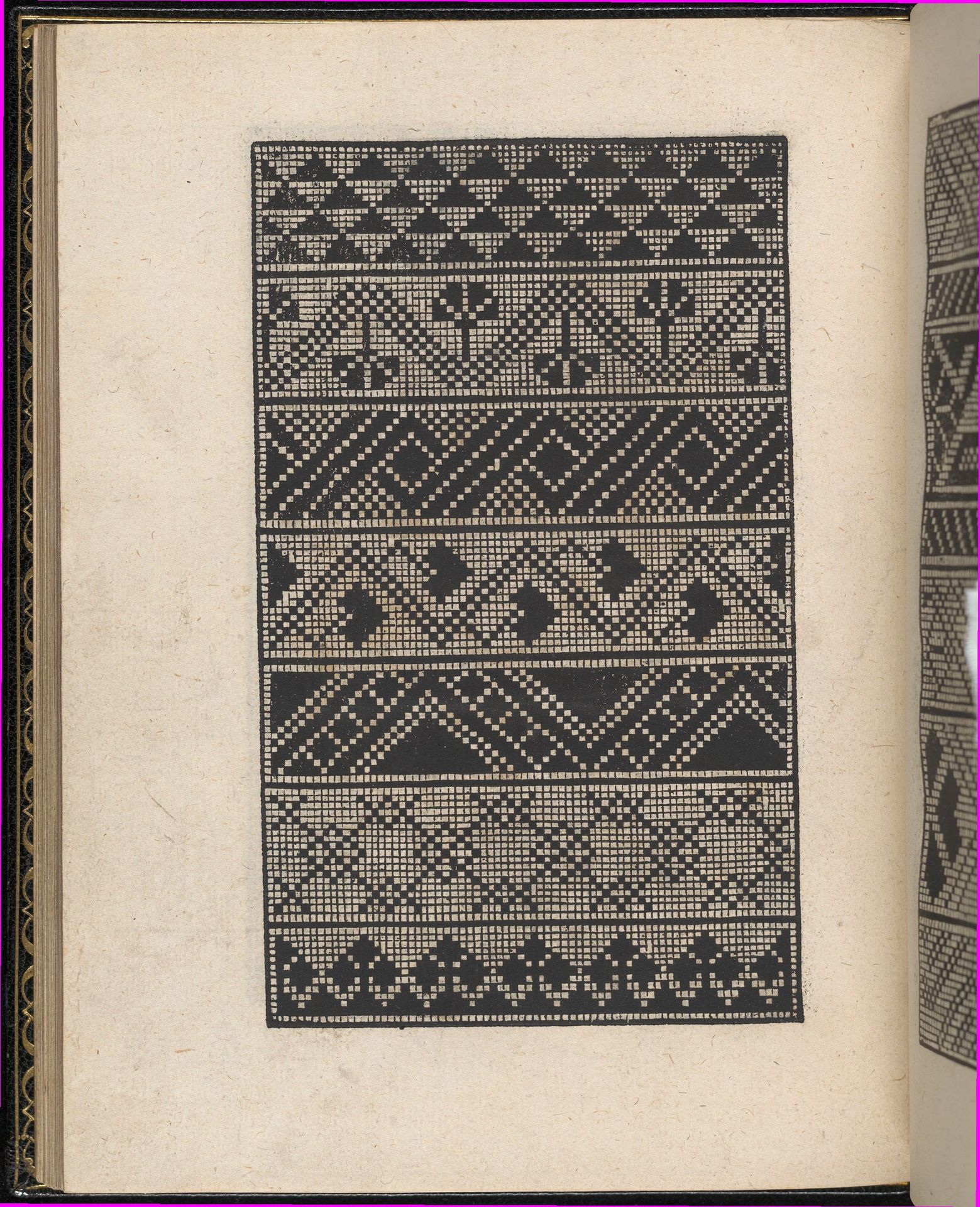 Page from Ein new kunstlich Modelbuch...(Page 35v) by Peter Quentel