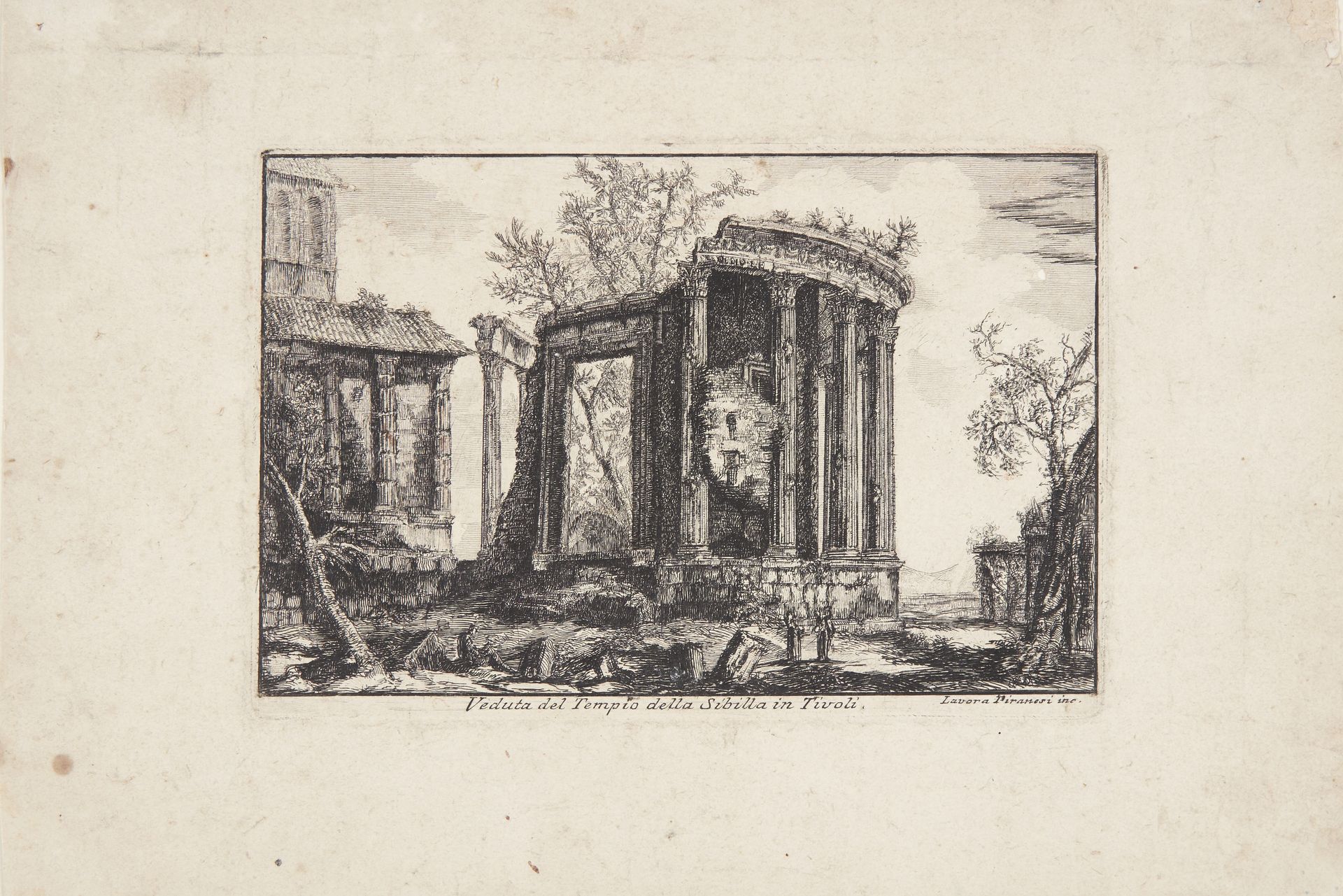 Sibylla-templet i Tivoli by Laura Piranesi