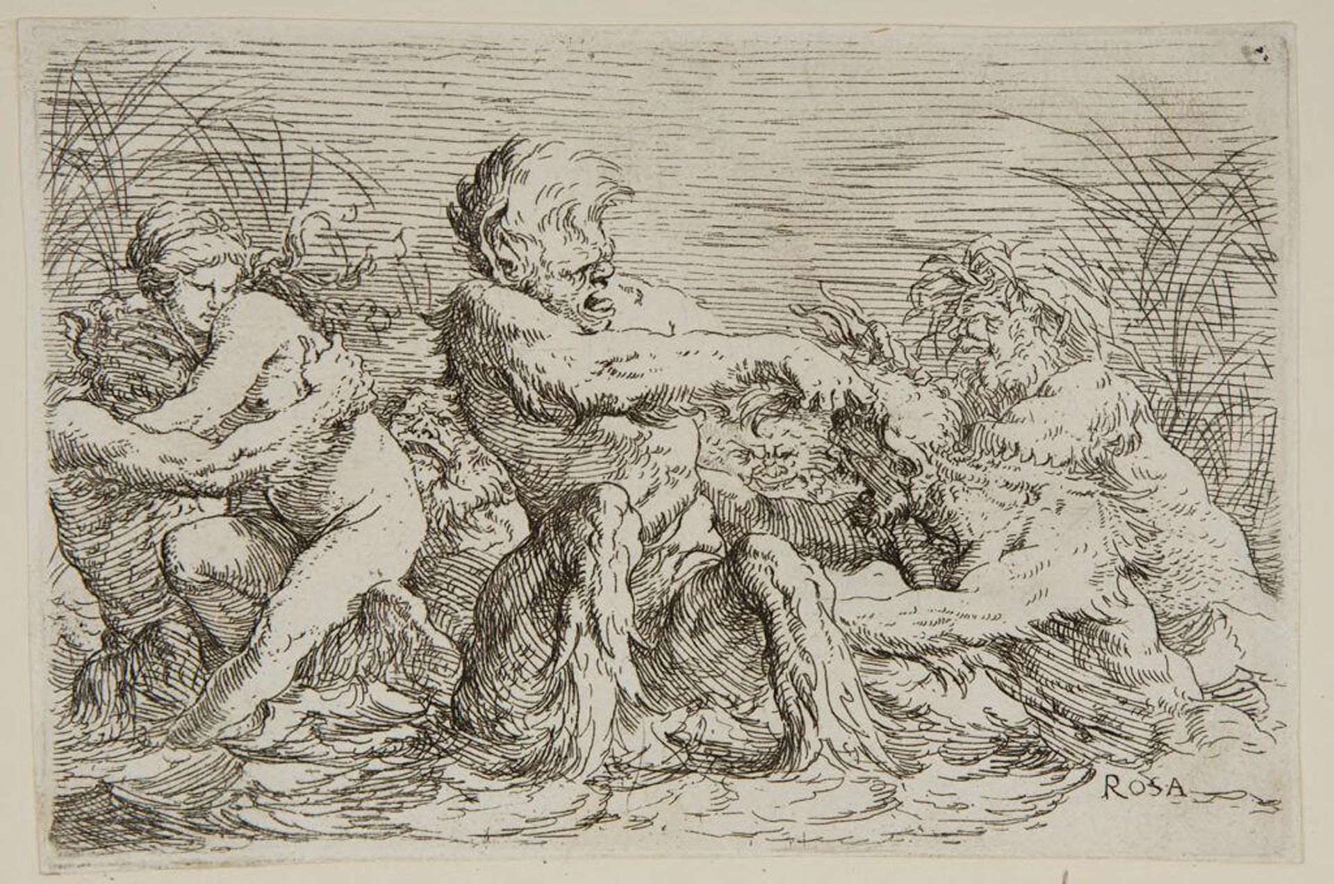 Battle of Tritons by Salvator Rosa