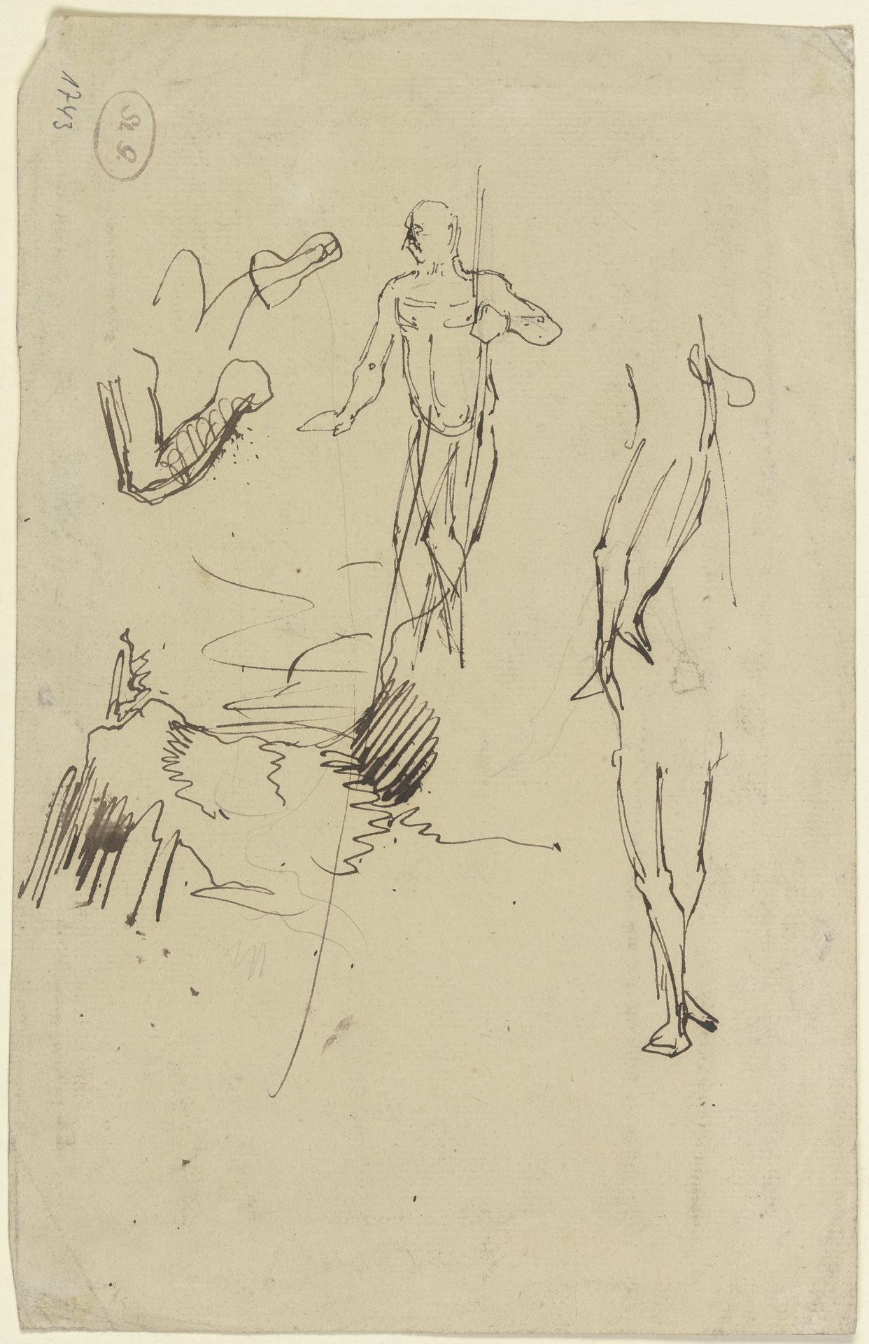 Male figure by Victor Müller