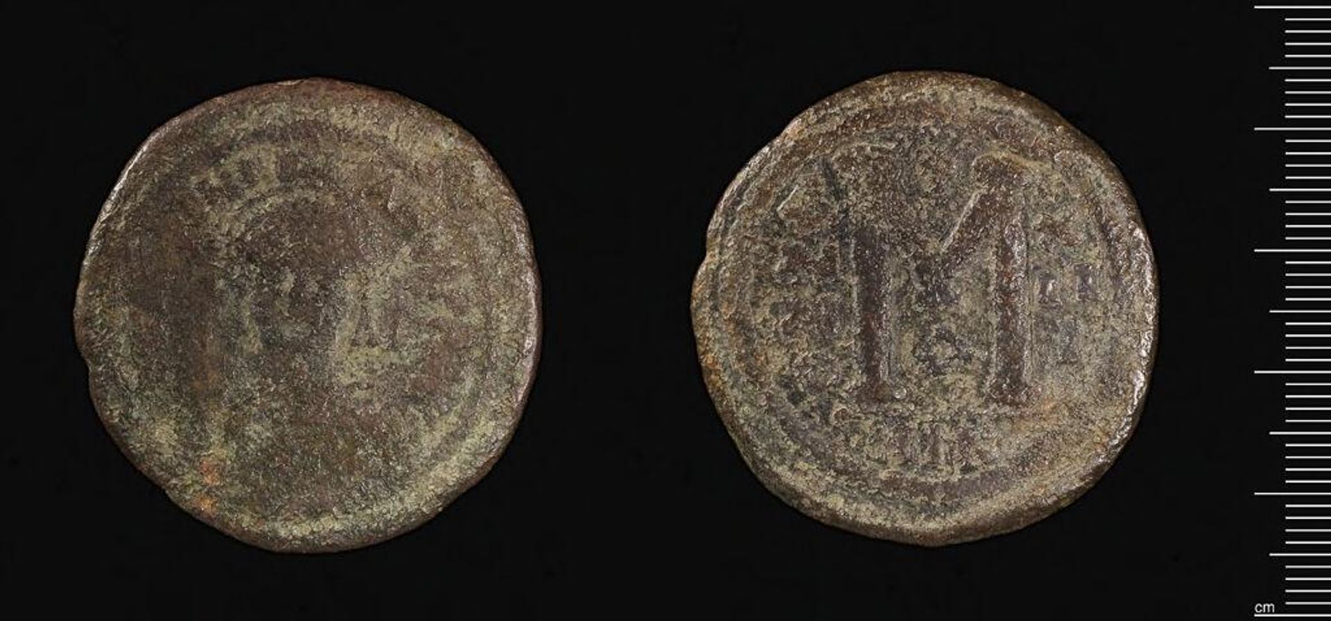 Coin of Justinian I by Justinian I