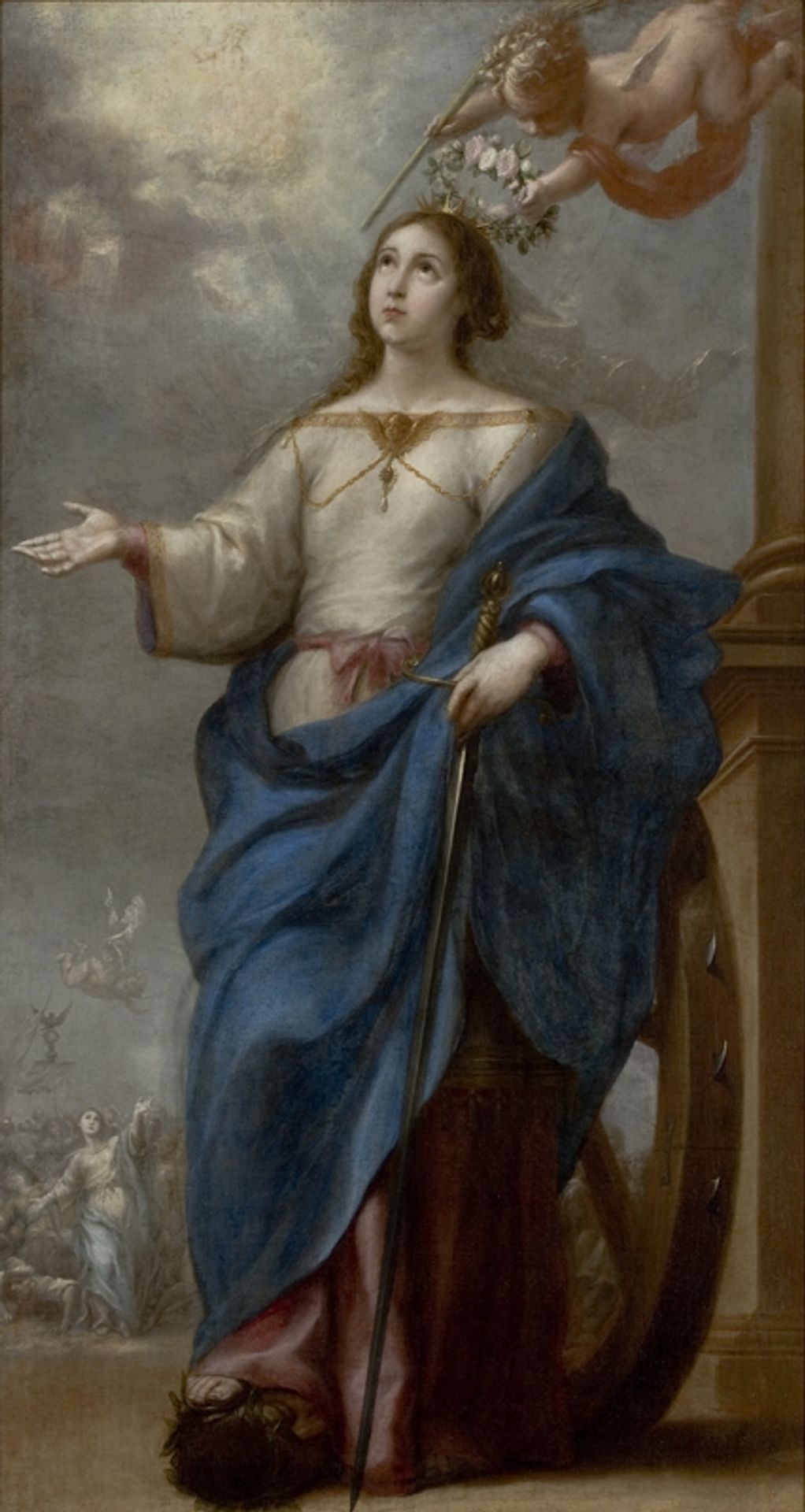 Saint Catherine of Alexandria by Bartolomé Estebán Murillo
