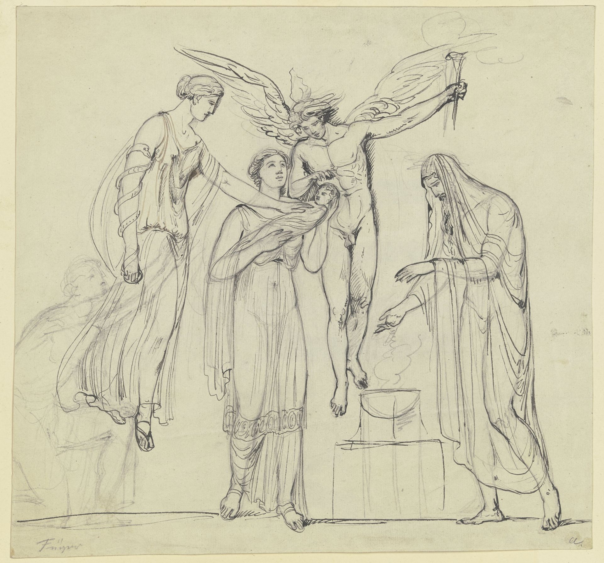 Mythological scene by Heinrich Friedrich Füger