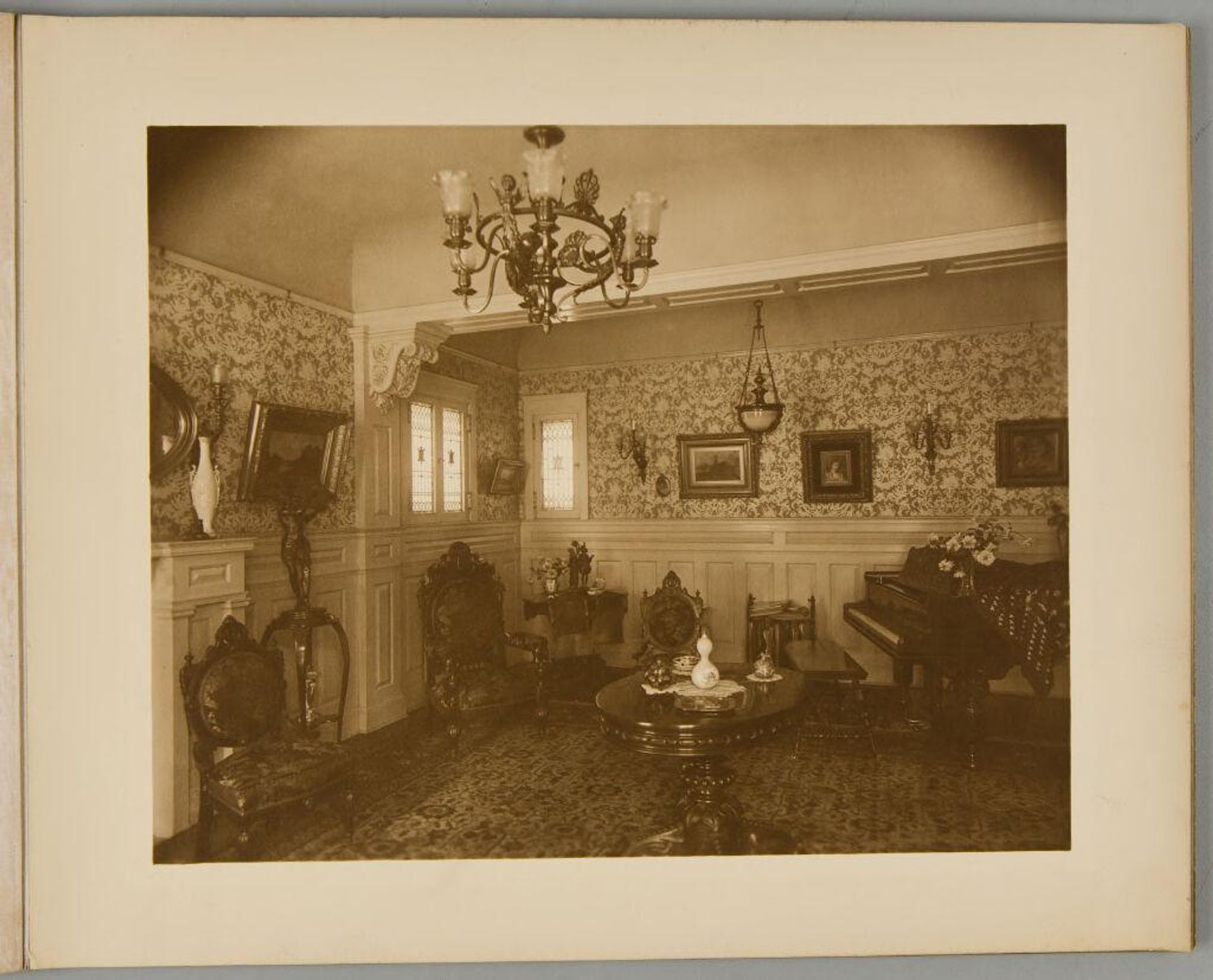 Untitled (parlor, looking toward piano) by Martin Schweig