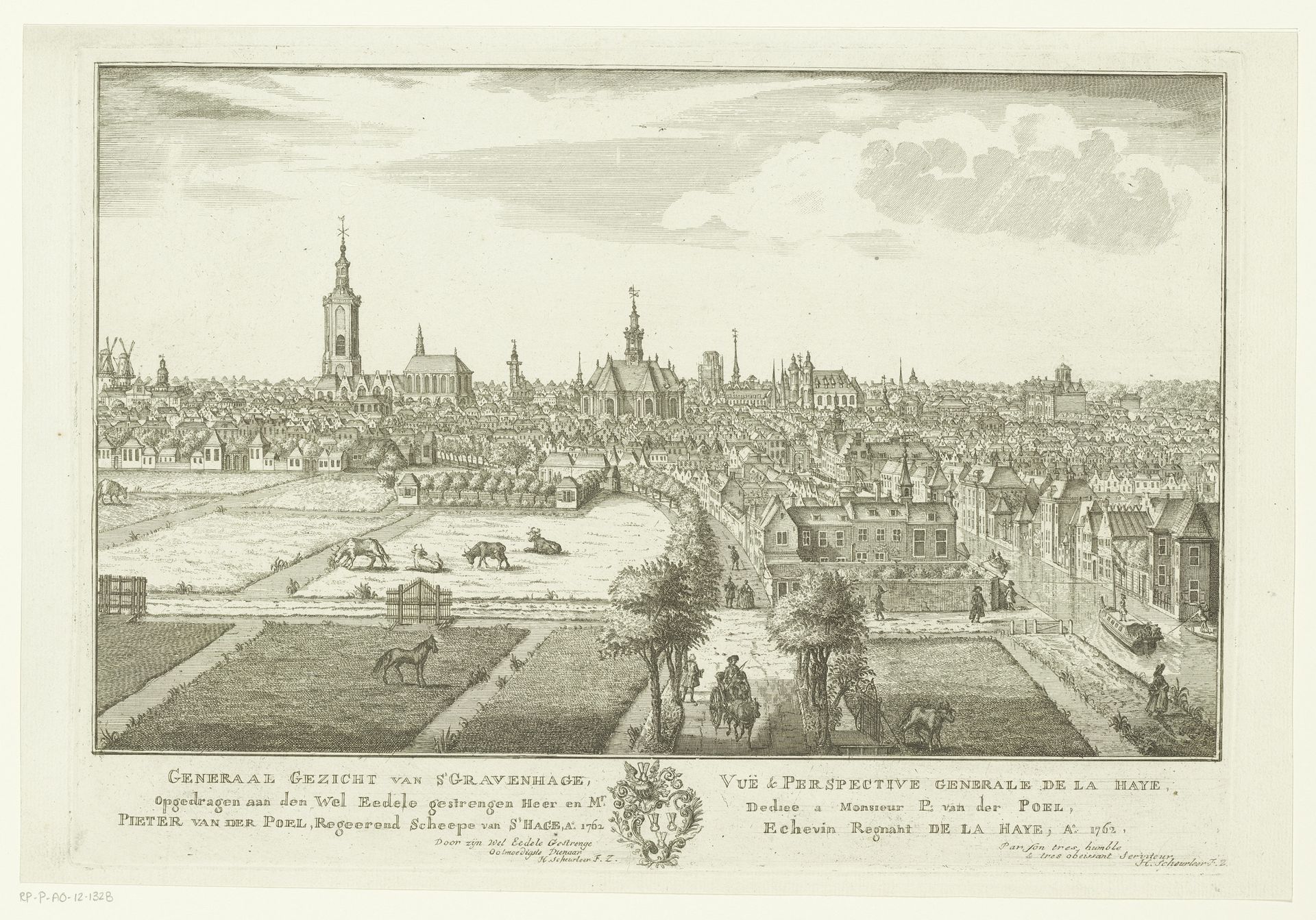 Gezicht op Den Haag by Iven Besoet