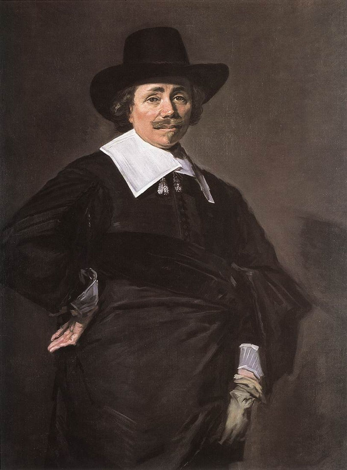 Portrait of a Standing Man by Frans Hals
