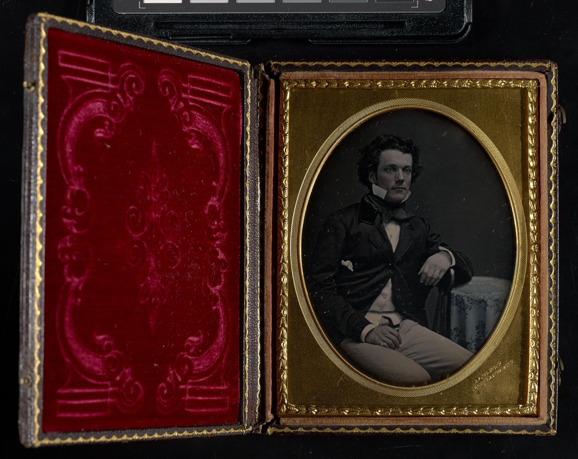 Untitled [portrait of a seated gentleman] by Jeremiah Gurney