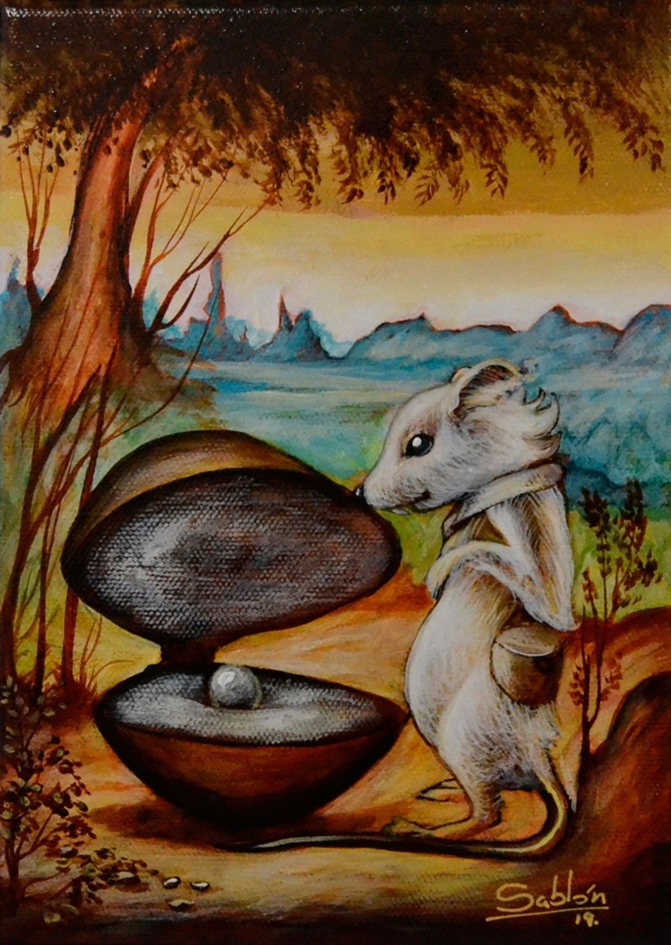 L’Rat et L’huître by Carlos Sablòn