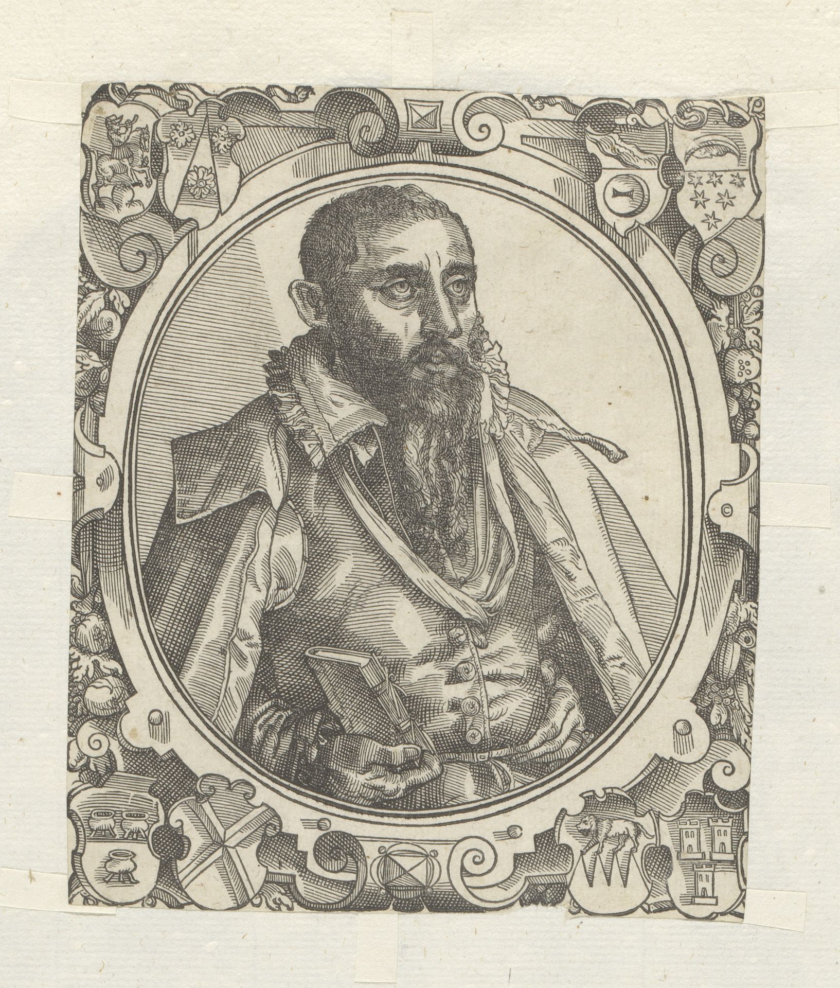 Portret van een onbekende man by Anonymous