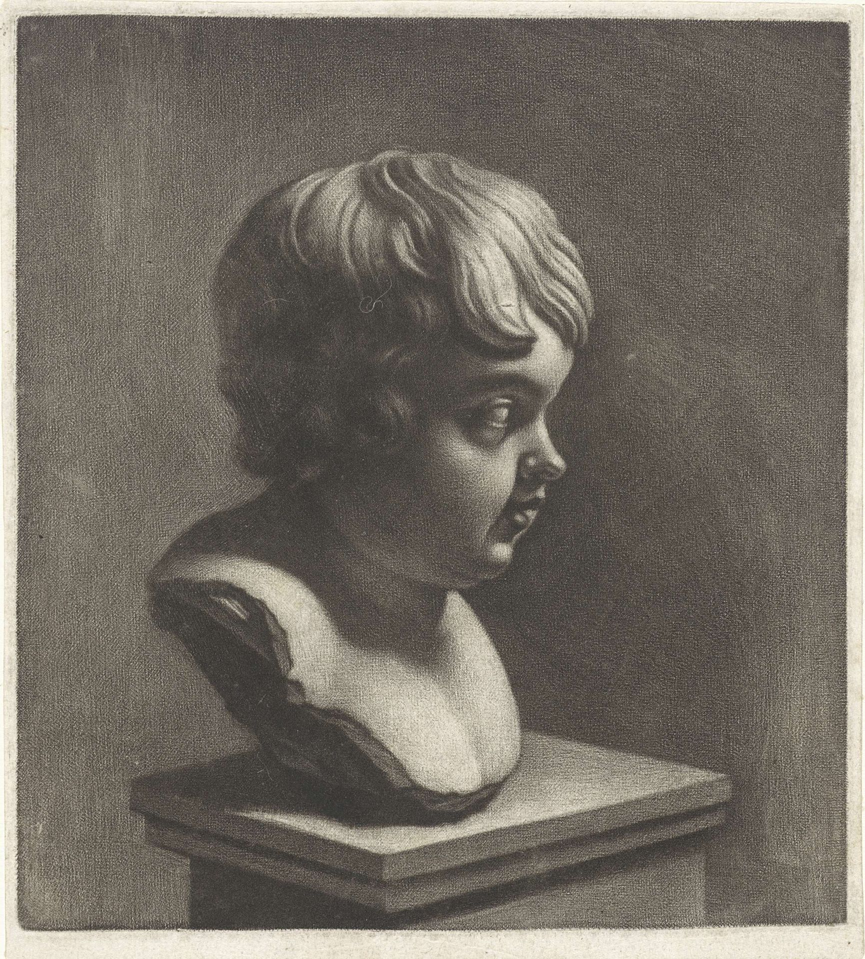 Borstbeeld van een kind, naar rechts by Wallerant Vaillant