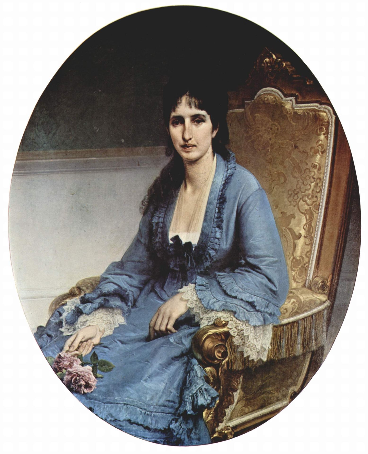 Portrait of Antonietta Negroni Prati Morosini by Francesco Hayez