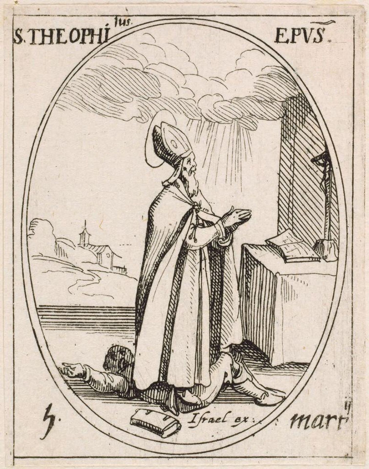Saint Theophilus by Jacques Callot