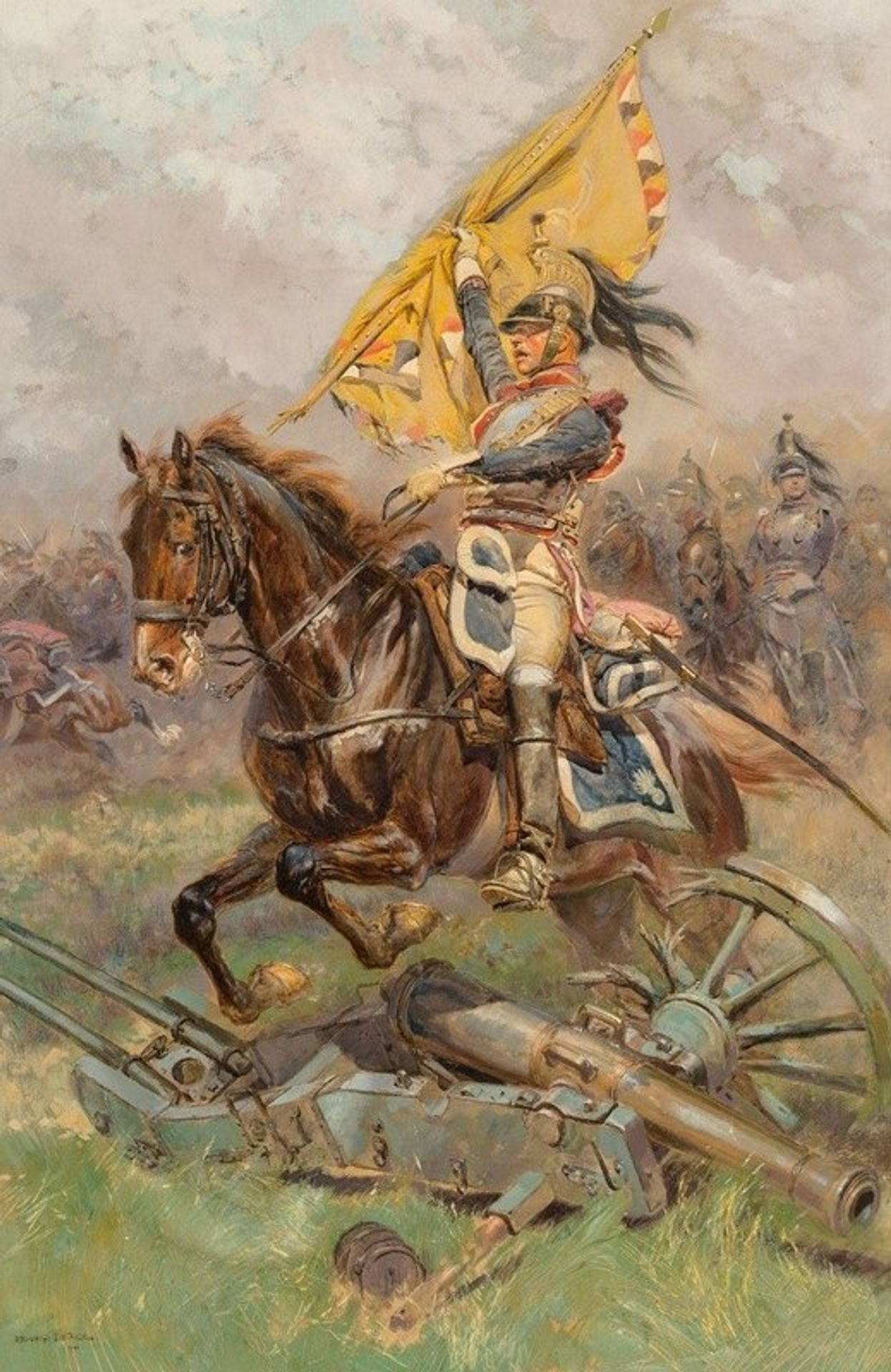 The charge by Jean-Baptiste Édouard Detaille