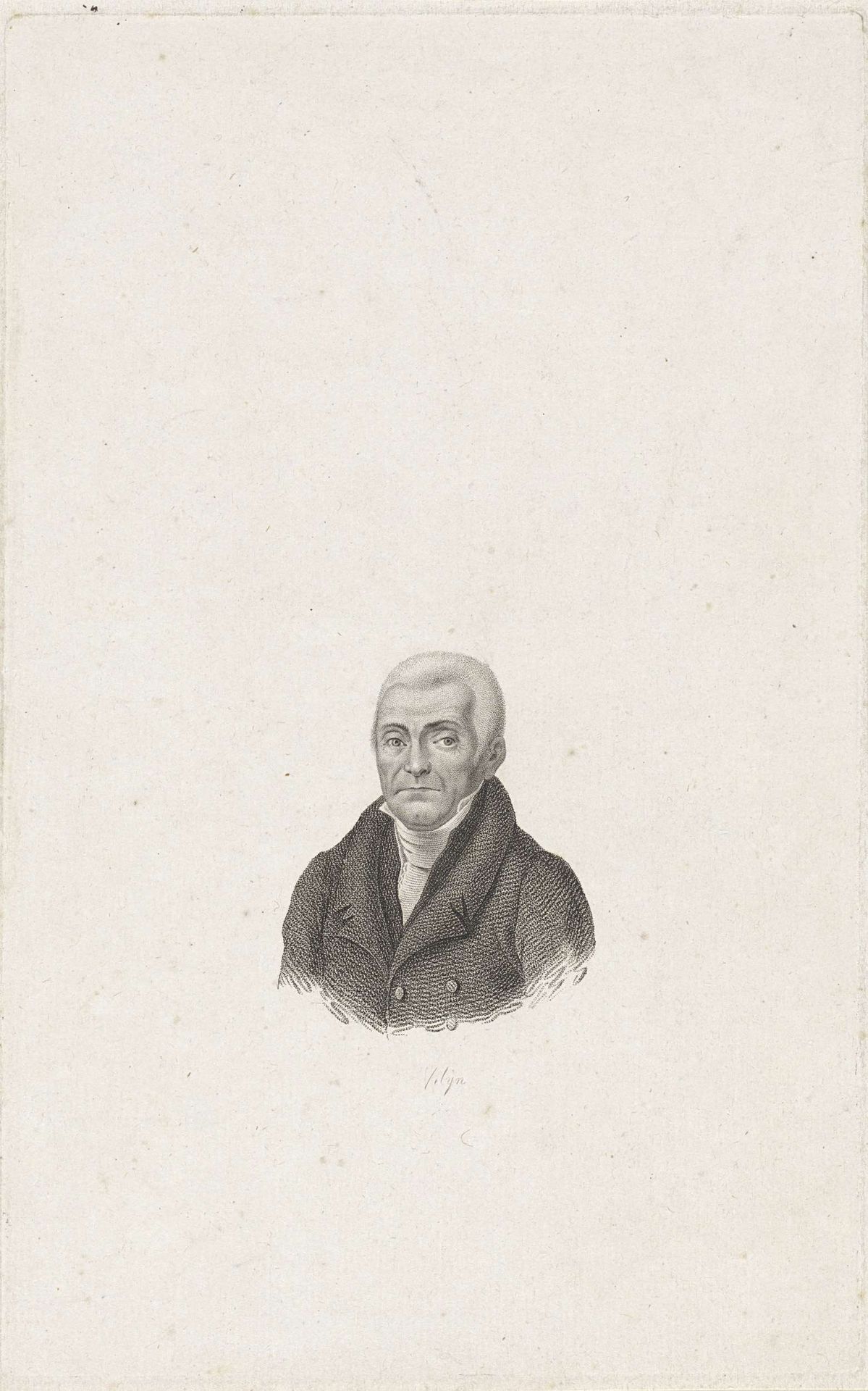Portret van Willem Anthonie Ockerse by Philippus Velijn