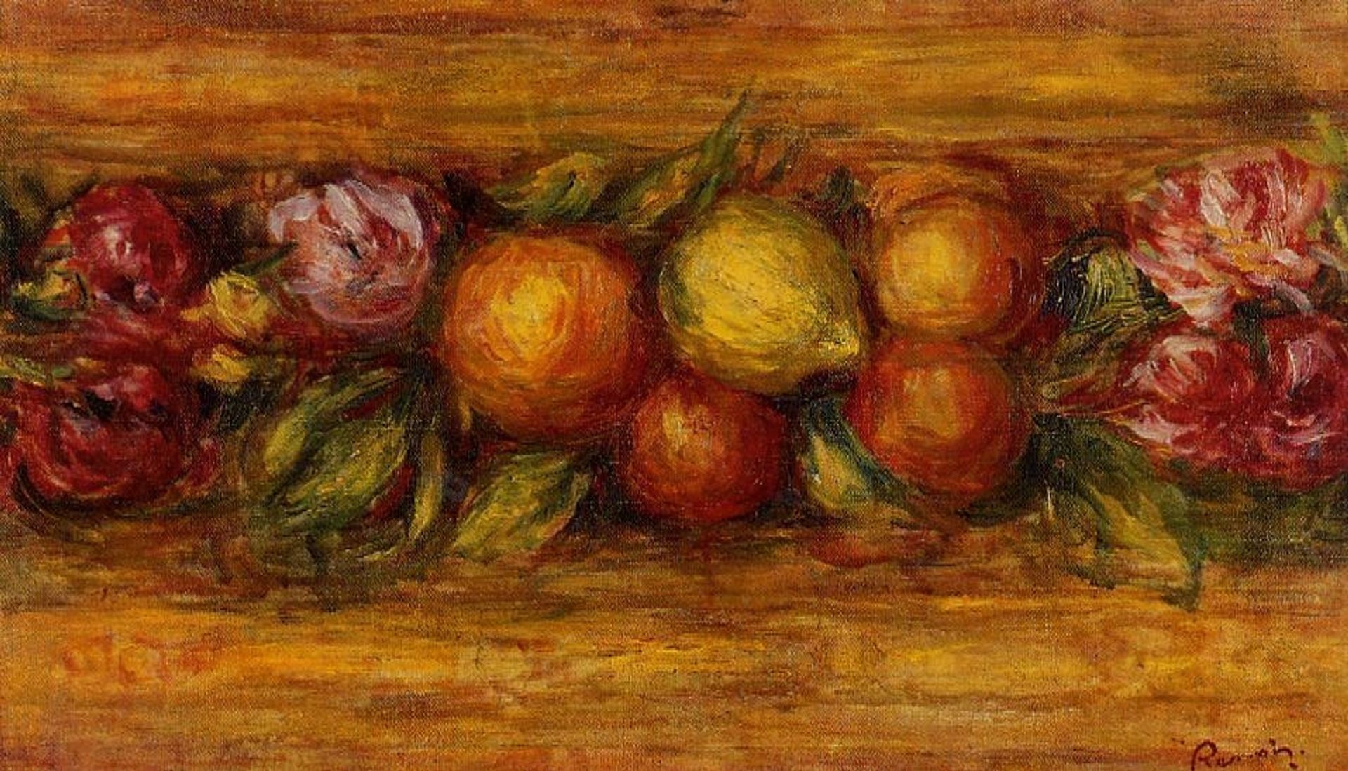 Garland of Fruit and Flowers by Pierre-Auguste Renoir