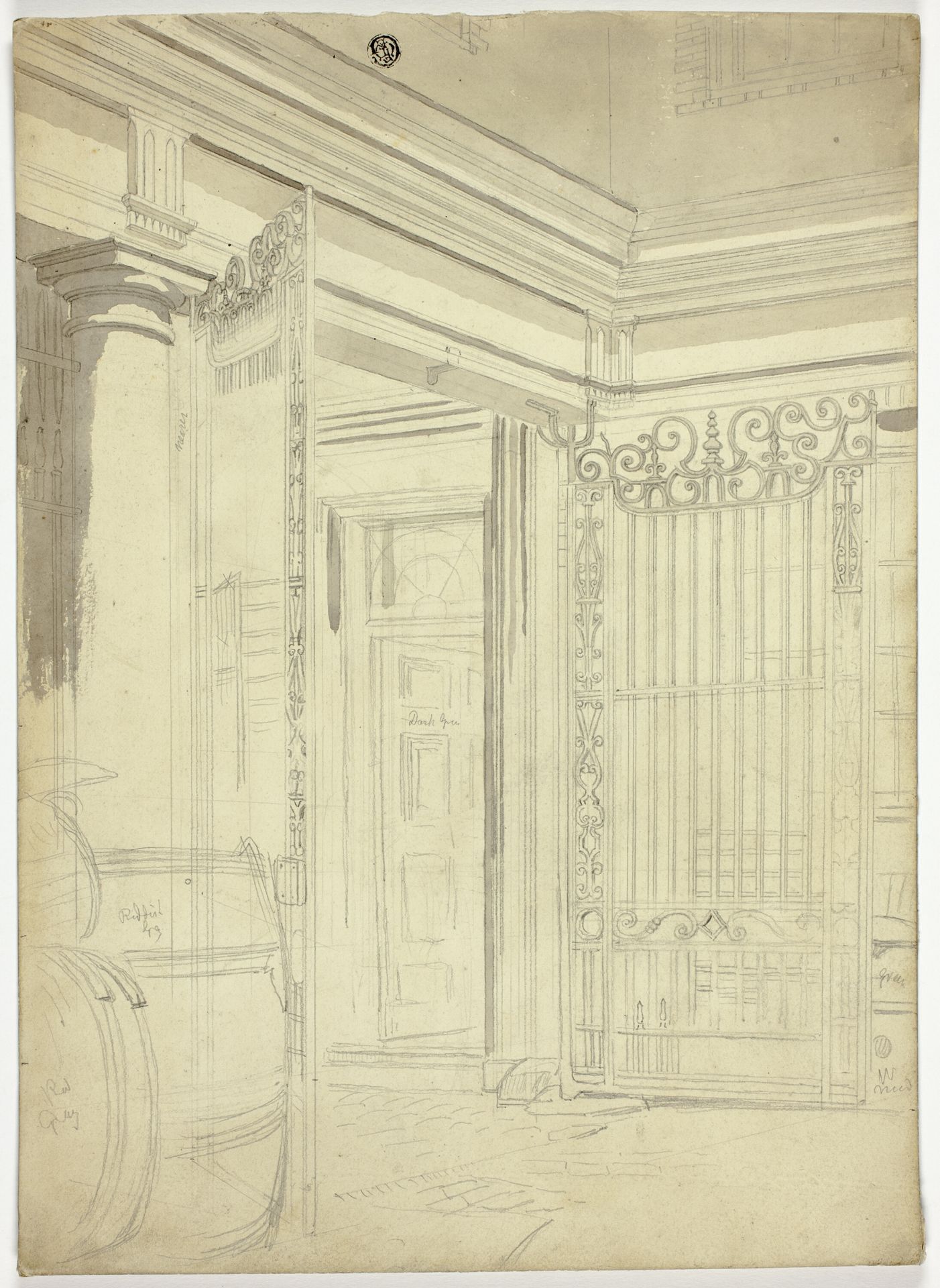 Entryway with Open Gate by Anonymous