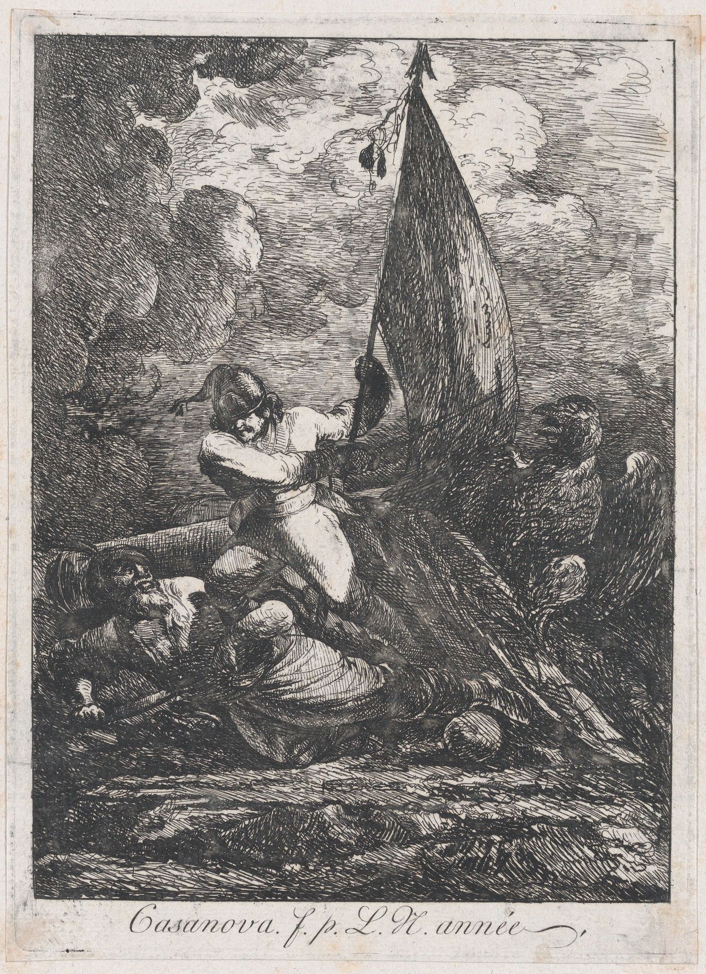 Battle scene by Francesco Casanova