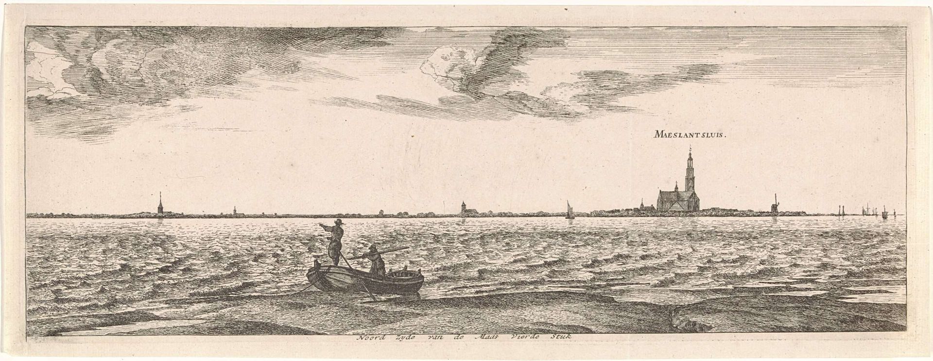 Gezicht op Maassluis by Joost van Geel