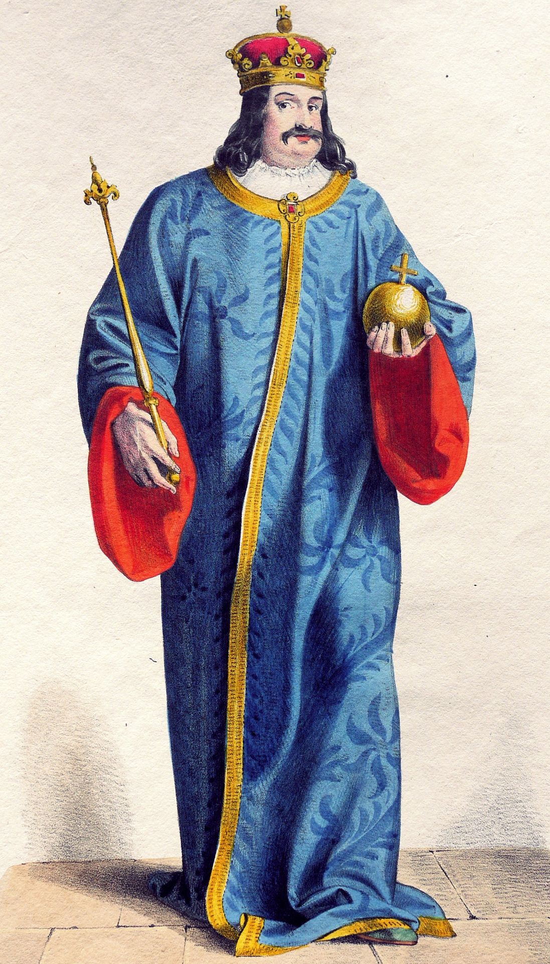 Wladislaw I by Josef Kriehuber