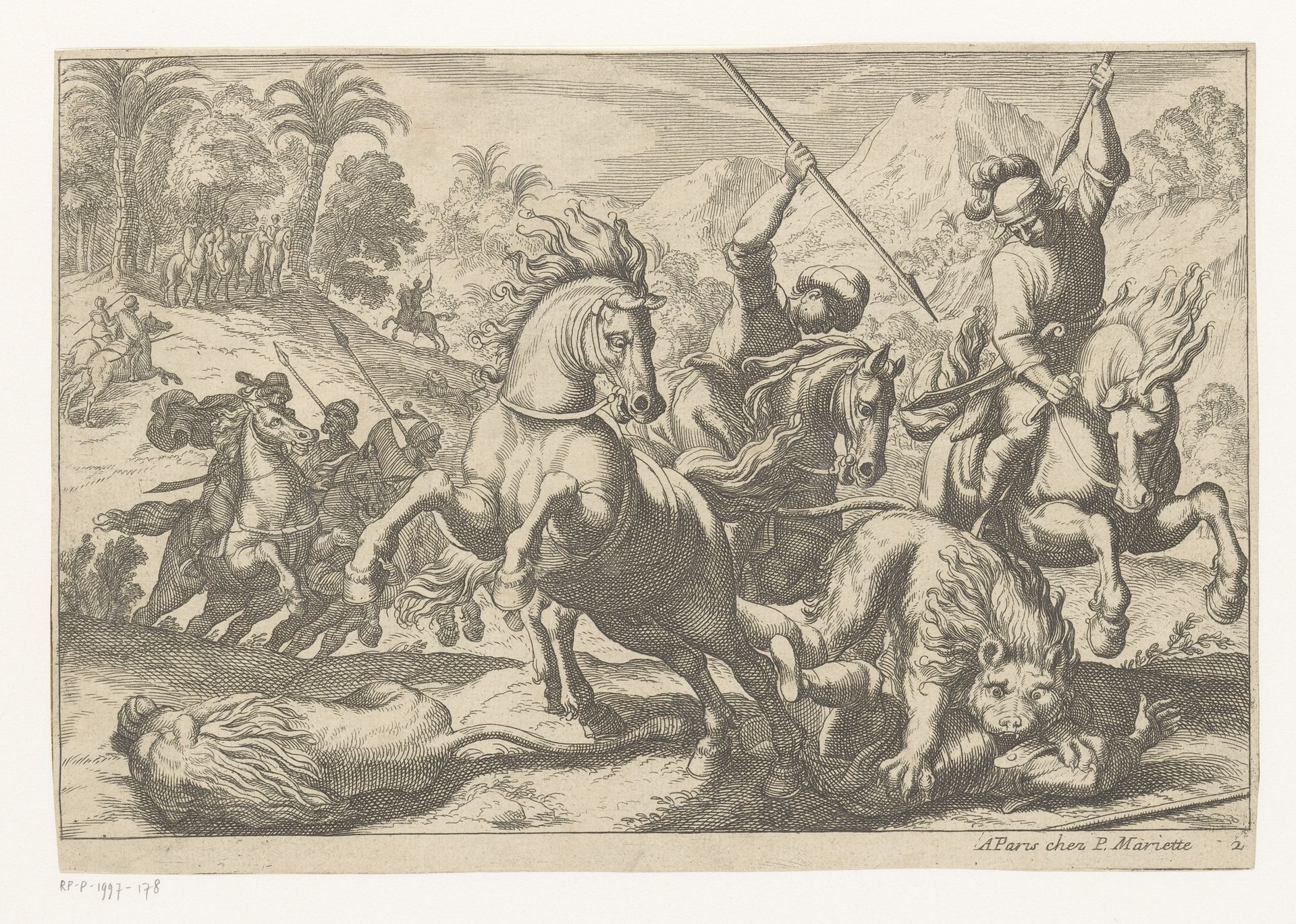 Jacht op leeuwen by Anonymous
