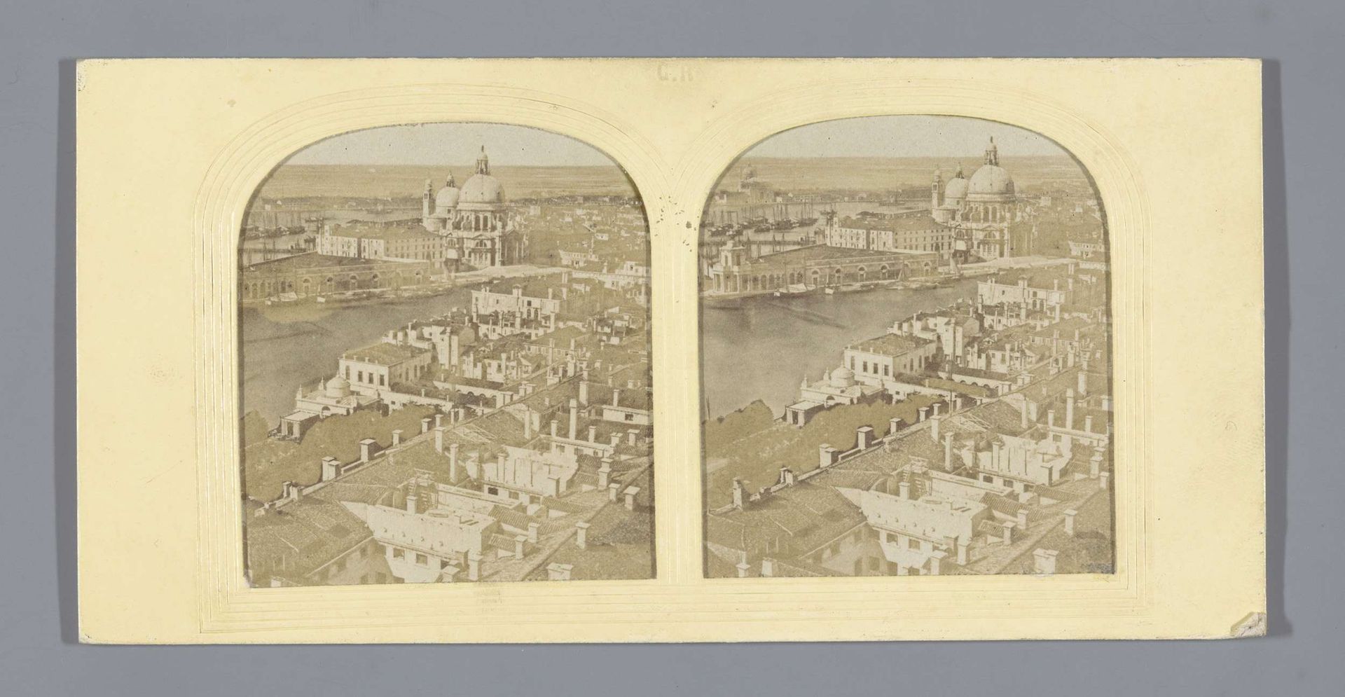 Gezicht op Venetië, gezien vanaf de Campanile van Venetië by Anonymous