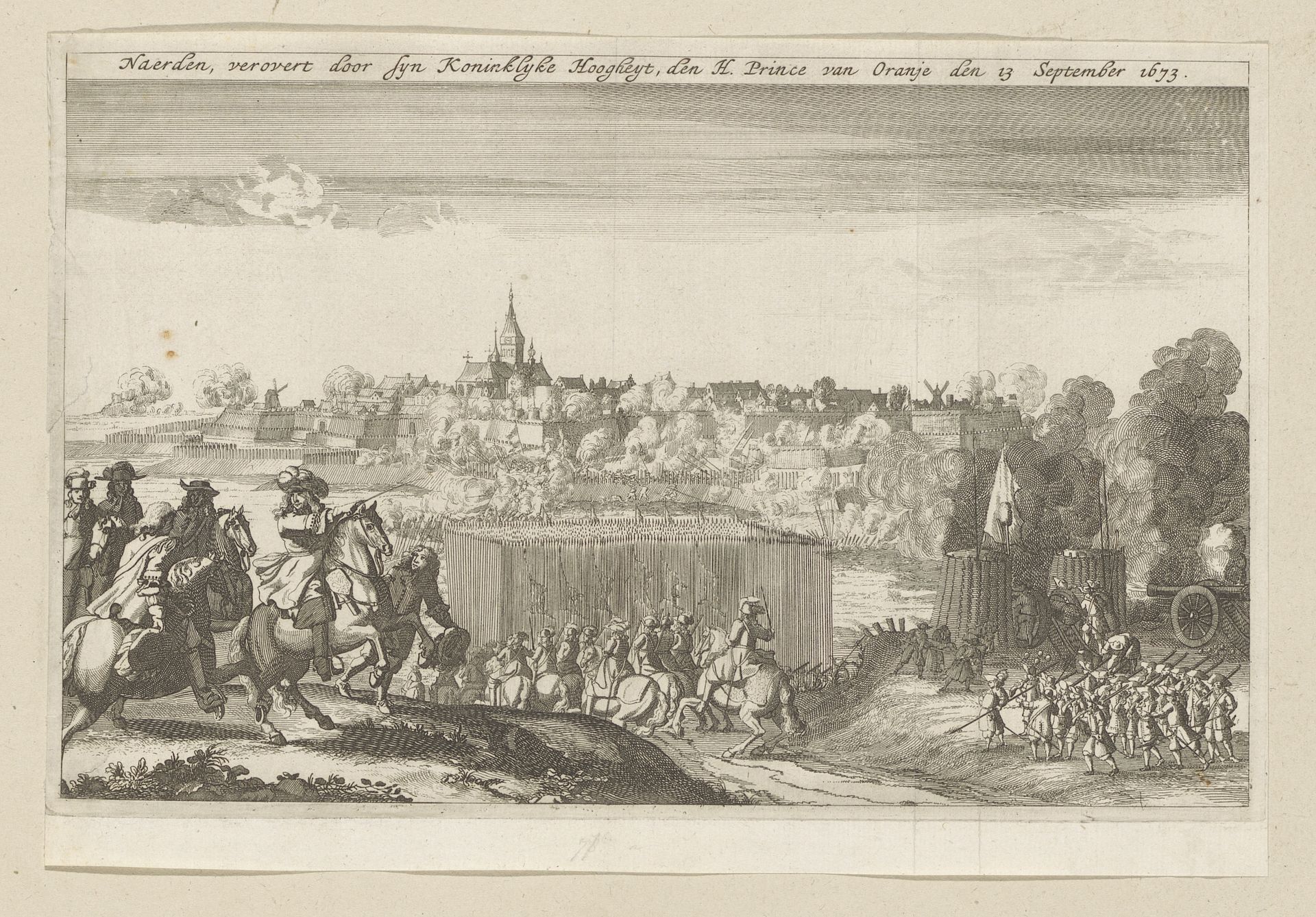 Belegering en verovering van Naarden door de Prins van Oranje, 1673 by Anonymous