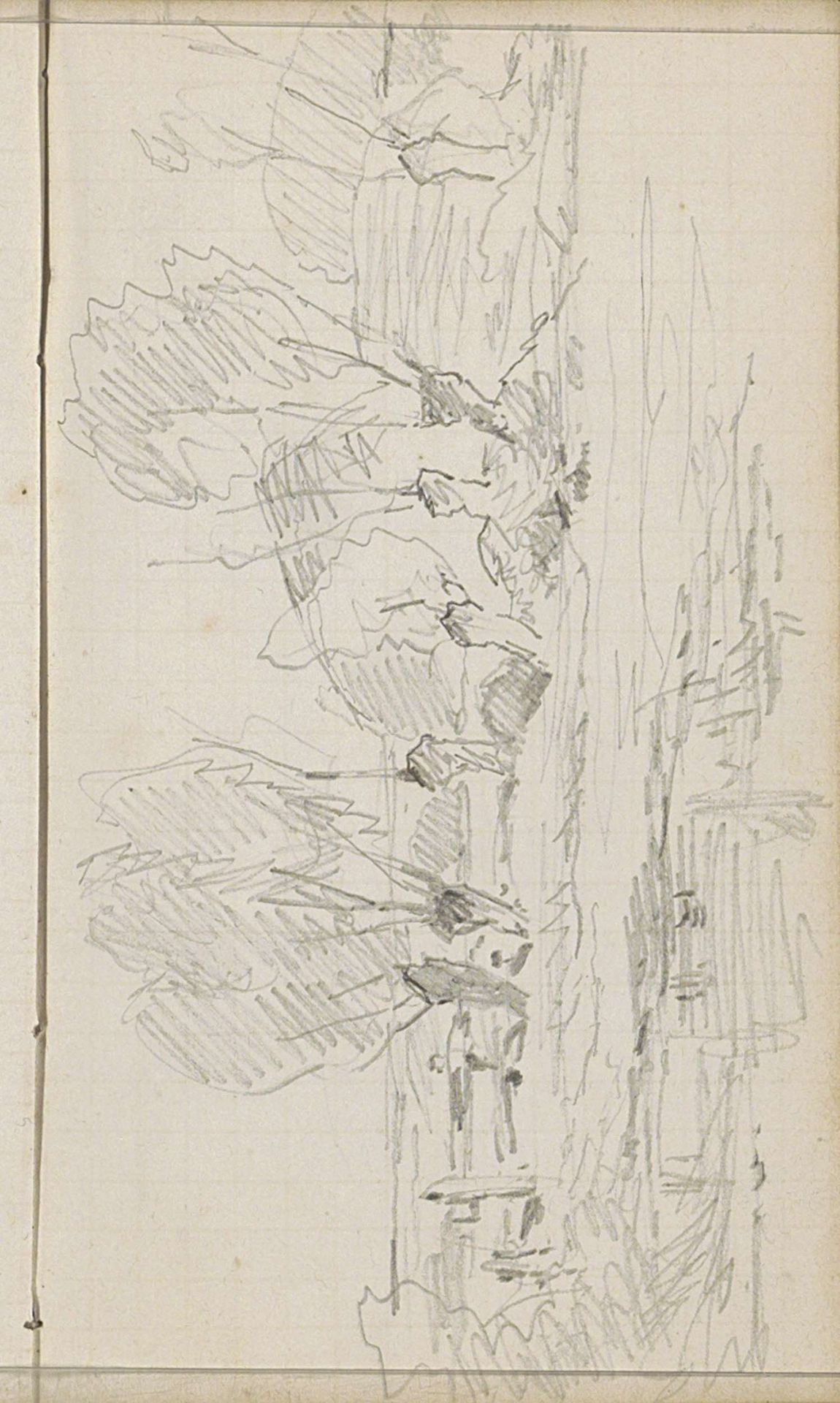 Weiland met knotwilgen by Jan Willem van Borselen