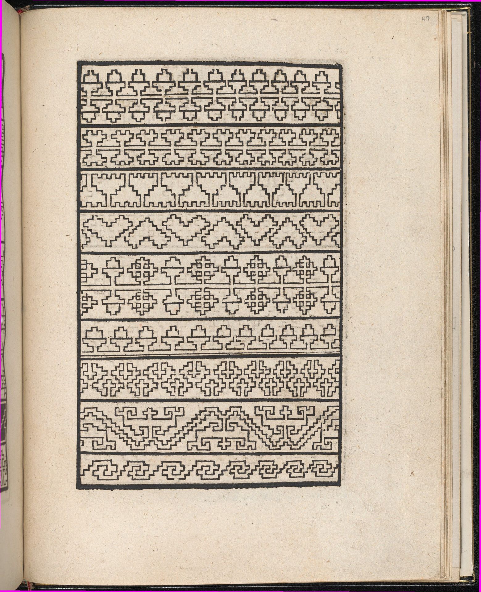 Page from Ein new kunstlich Modelbuch...(Page 47r) by Peter Quentel