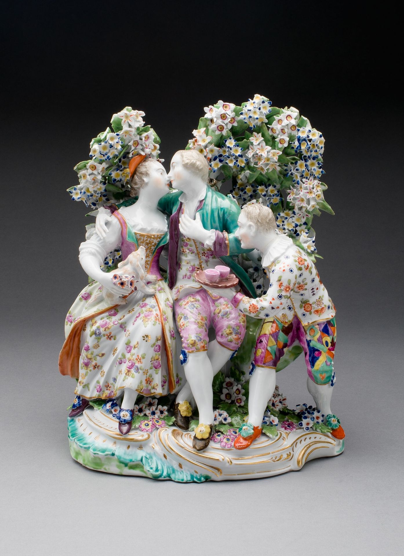 Lovers and Jester by Derby Porcelain Manufactory