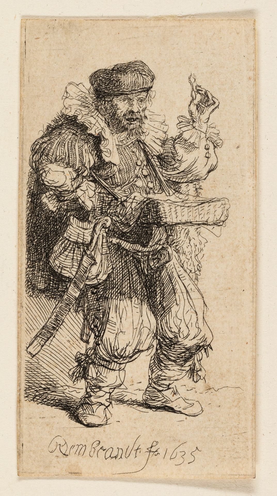 The Quacksalver by Rembrandt van Rijn