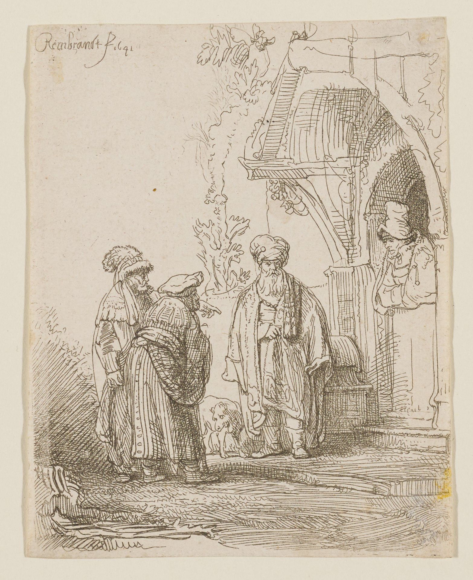 Jacob and Laban by Rembrandt van Rijn