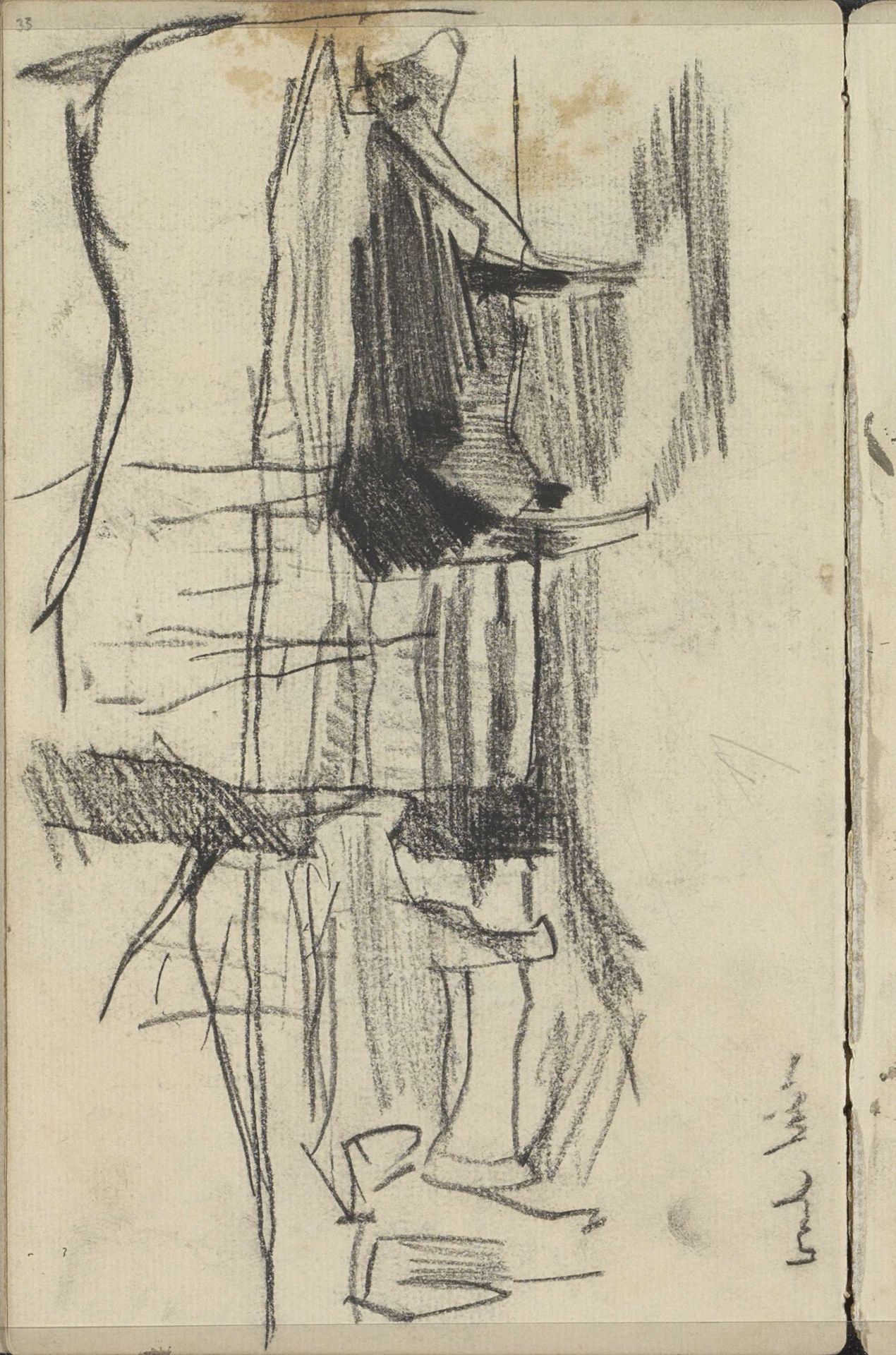 Landschap met koeien by George Hendrik Breitner