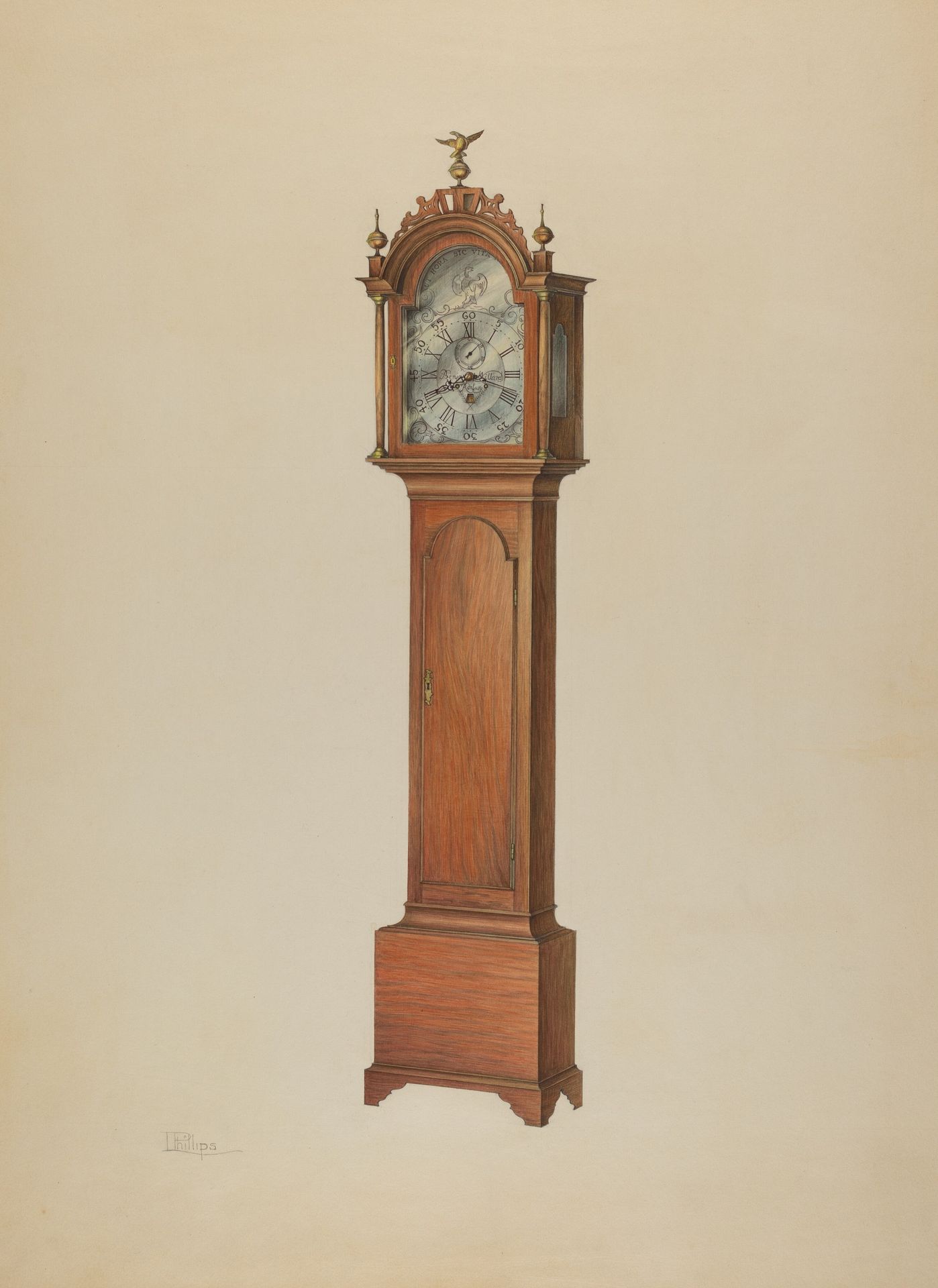 Clock by Lawrence Phillips