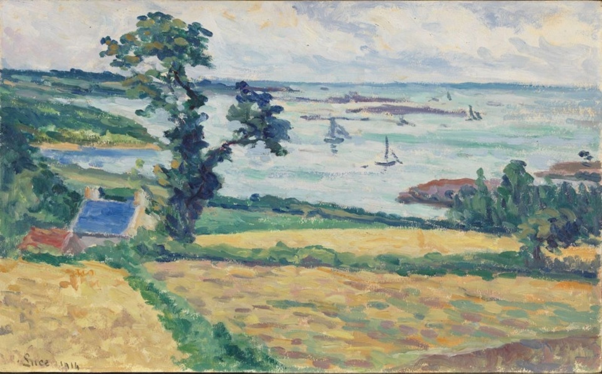 Landscape by Maximilien Luce