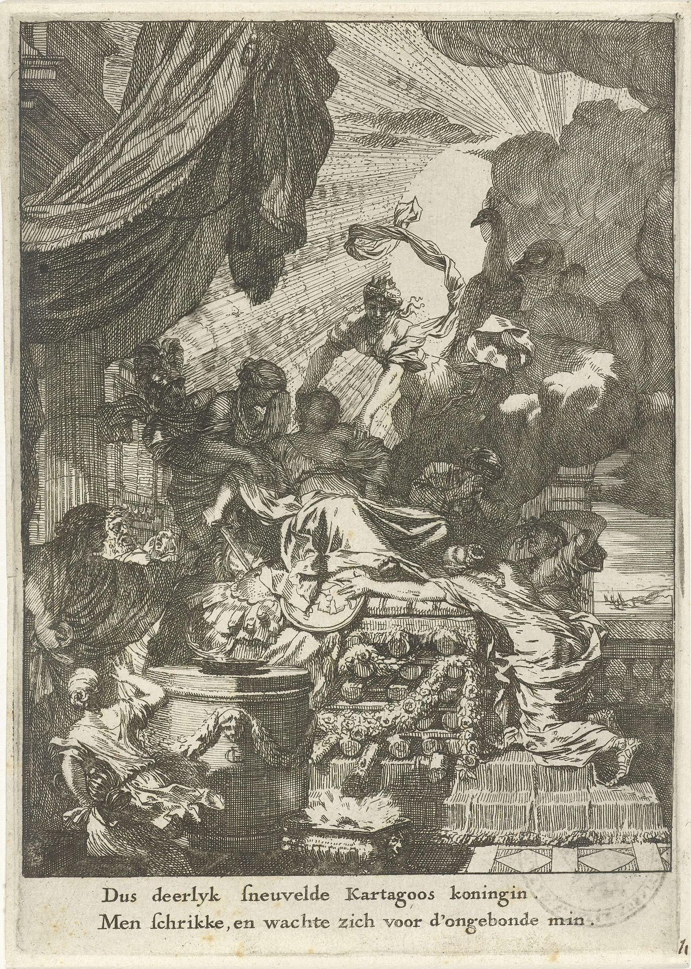 Dood van Dido by Gerard de Lairesse
