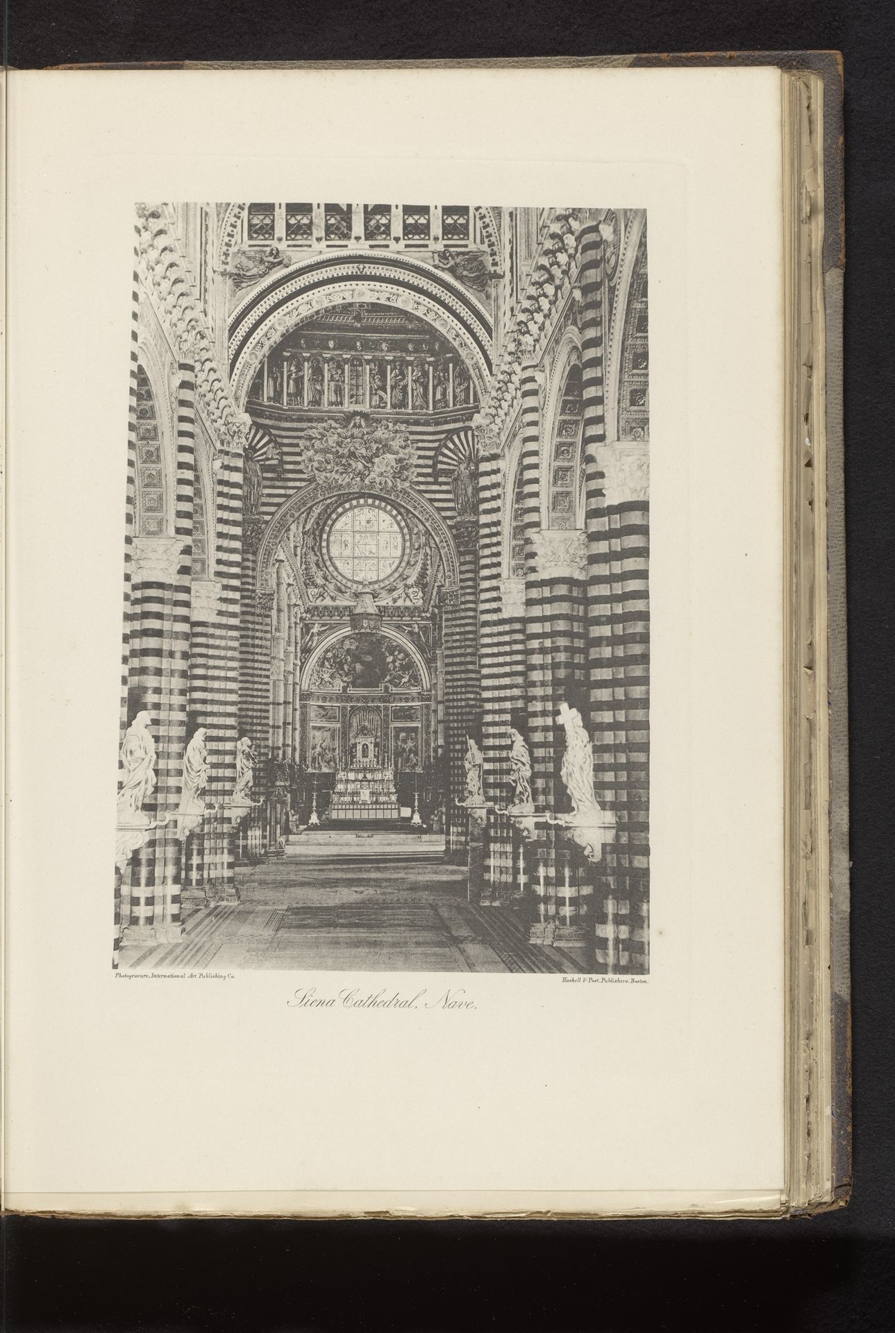 Interieur van de kathedraal van Siena by Anonymous