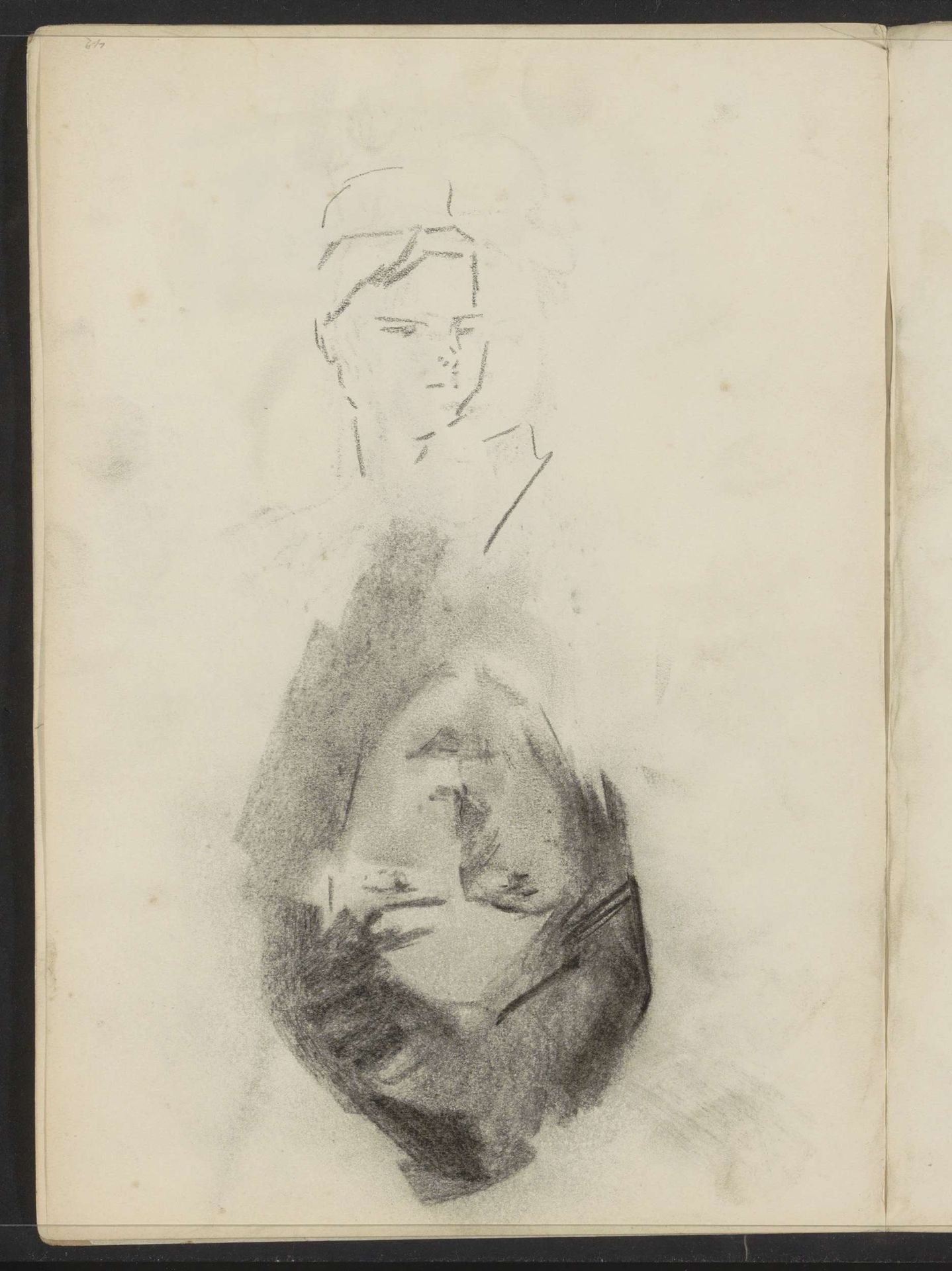 Twee vrouwenhoofden by Isaac Israels