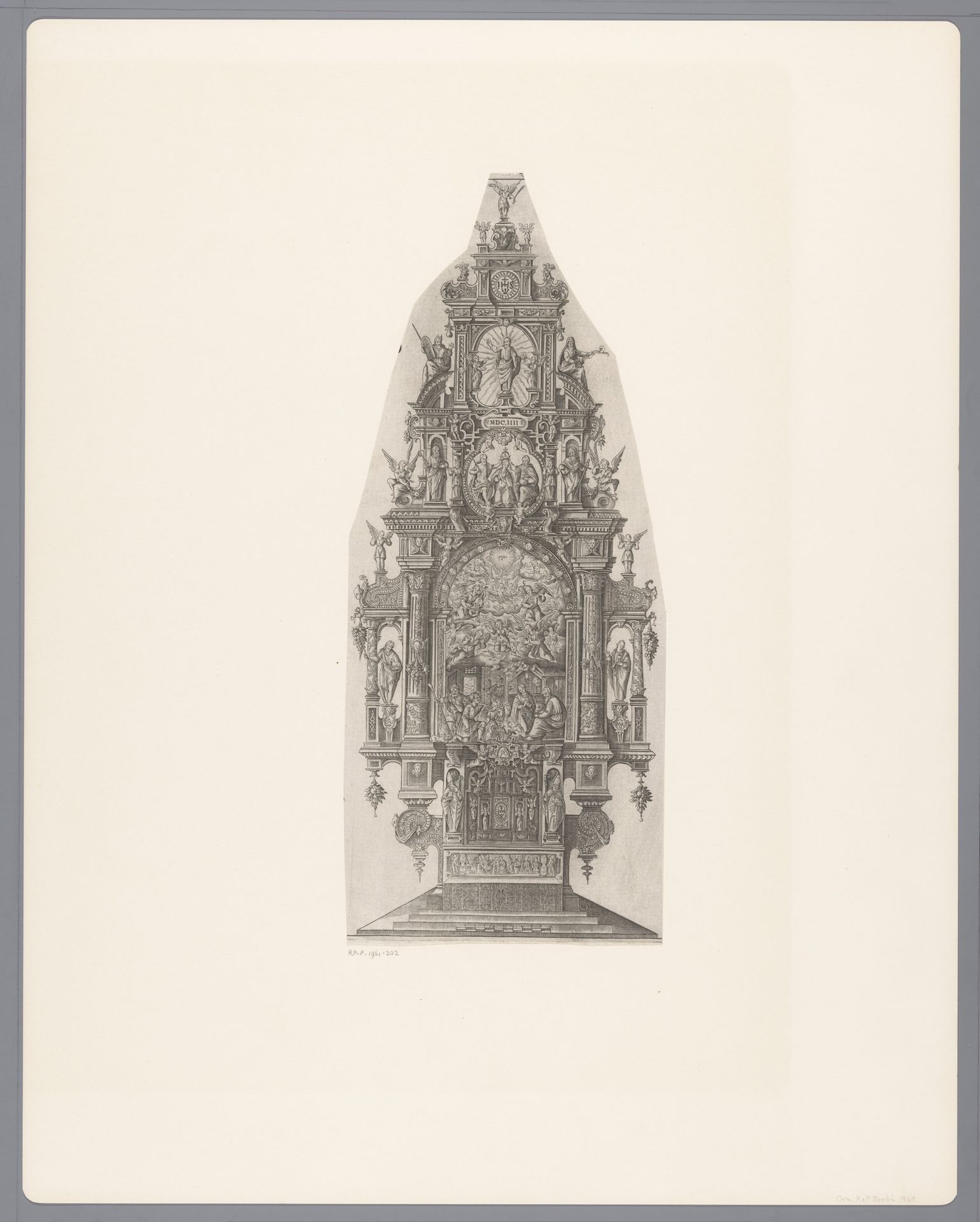 Hoogaltaar in de basiliek van de abdij van de heilige Ulrich en Afra by Daniel Mannasser